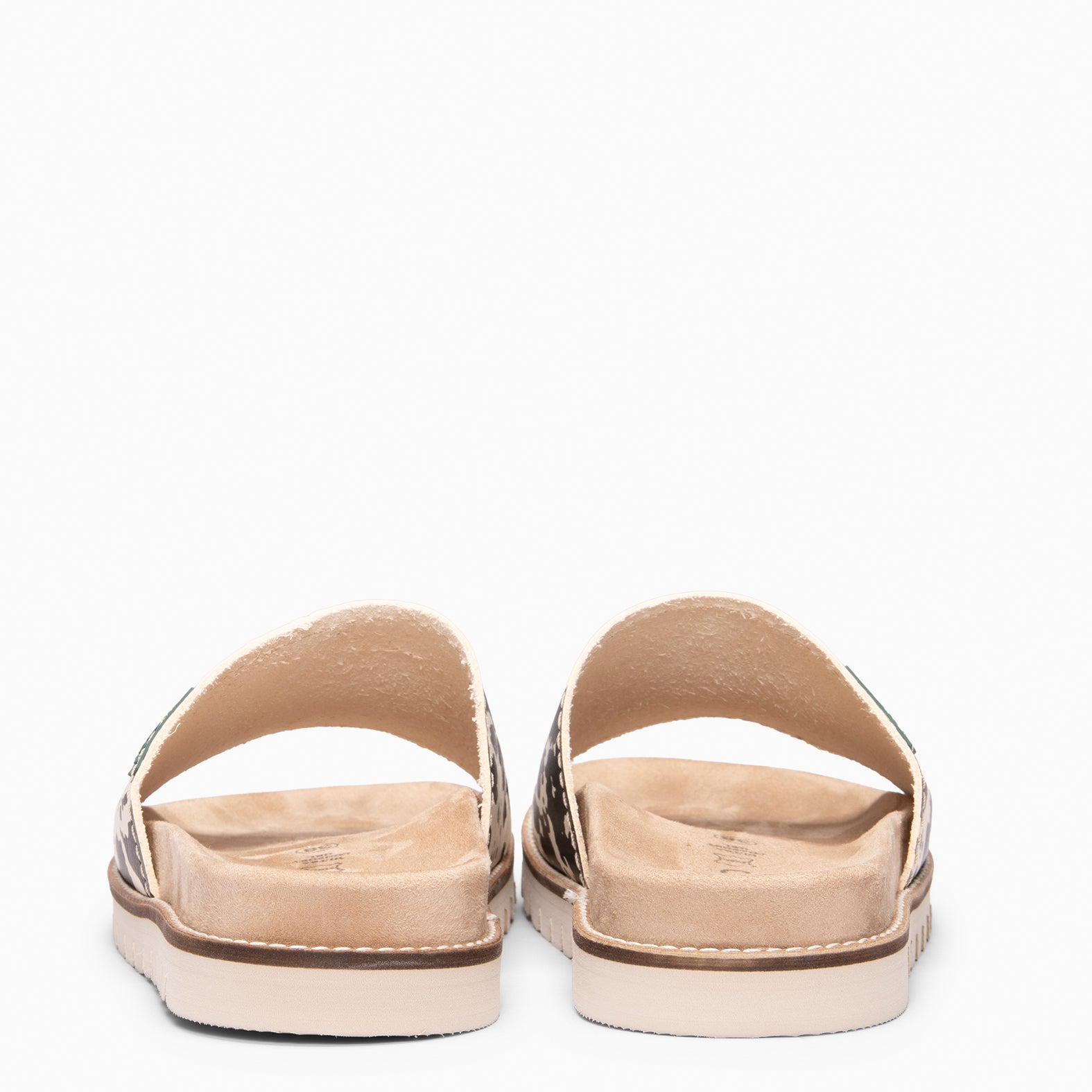 CUBA- COW PRINT Baresoft slide sandals