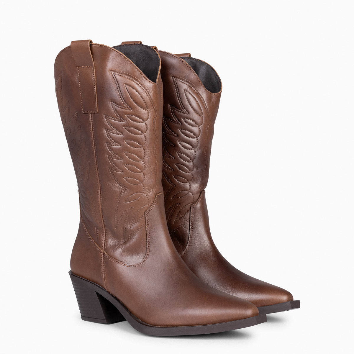 KANSAS - Botas de Cowboy MARRÓN