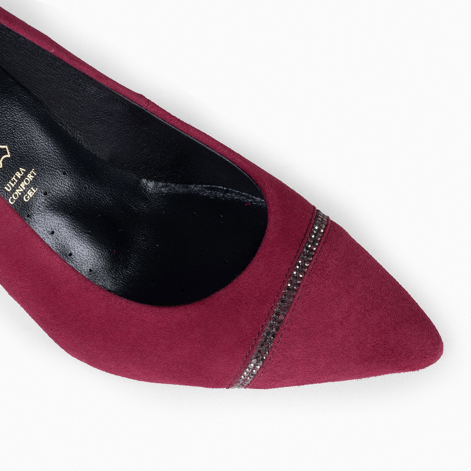 GLAM BRIGHT - Zapatos elegantes de tacón BURDEOS - miMaO ®