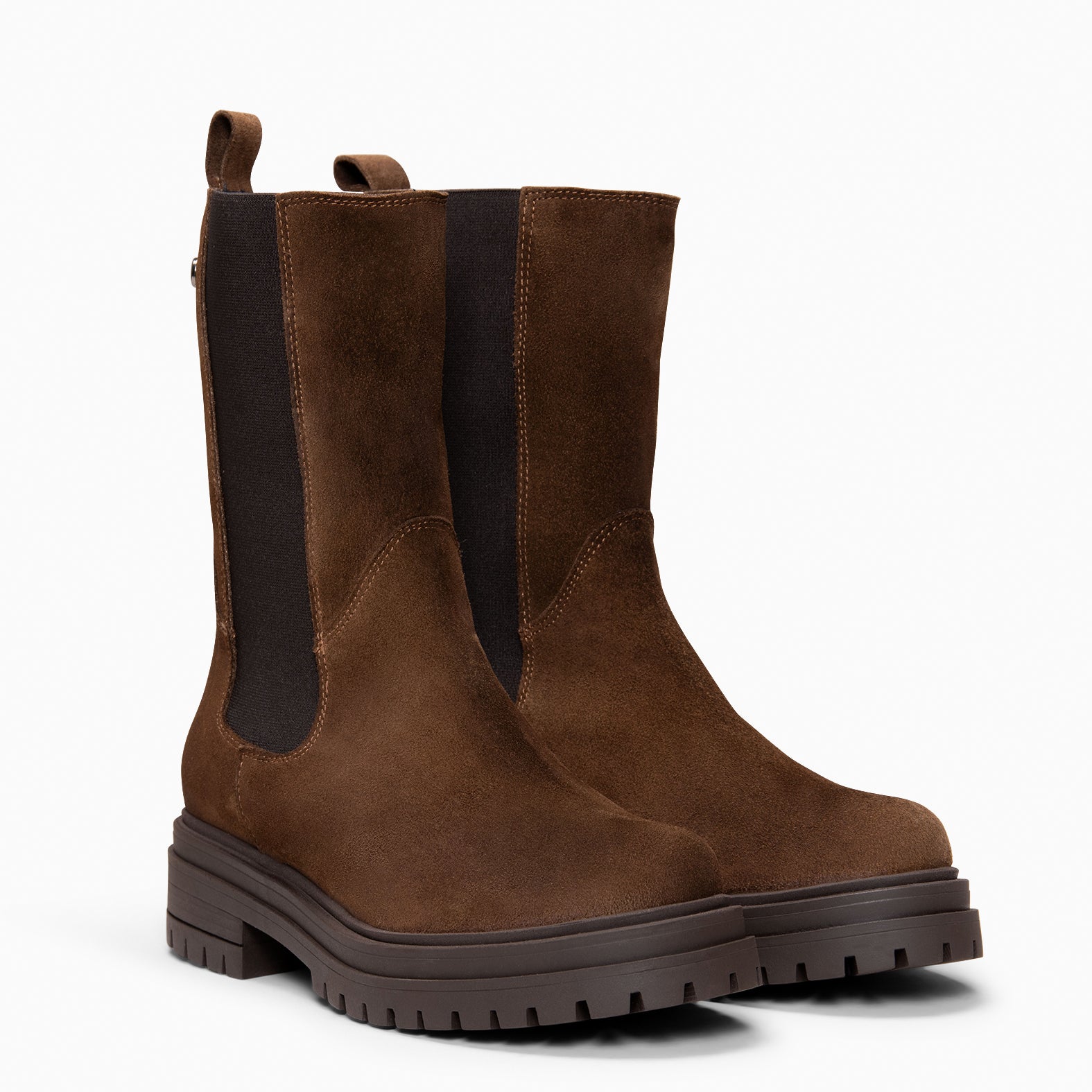 MARTE - Botines Chelsea con suela track MARRON - miMaO ®