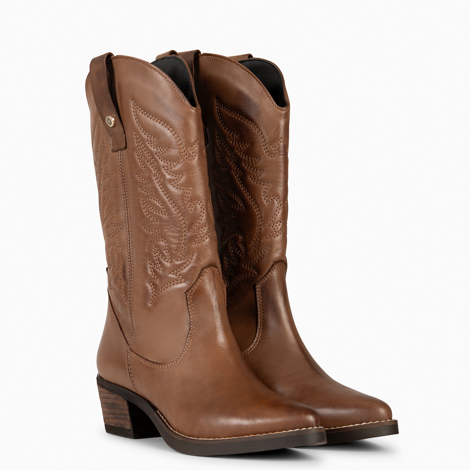 UTAH - Botas Cowboy bordado MARRON - miMaO ®