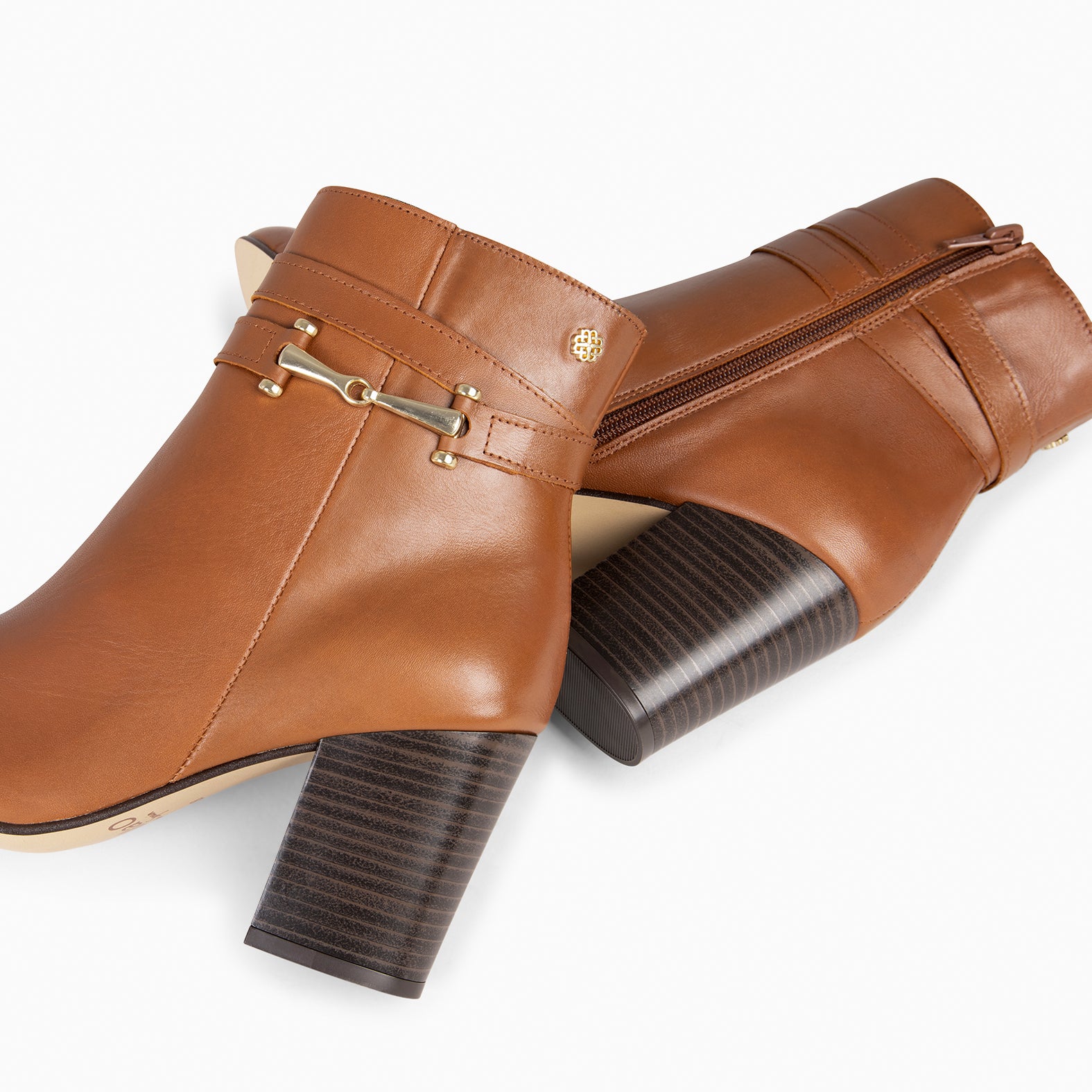 PALACE – Botin con tacón CAMEL - miMaO ®