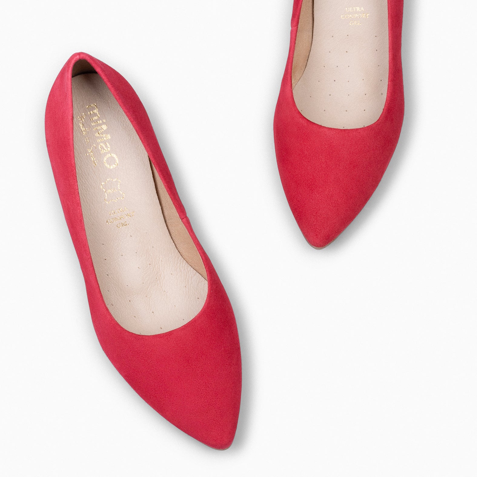 URBAN S - Zapato de tacón medio ante ROJO - miMaO ®