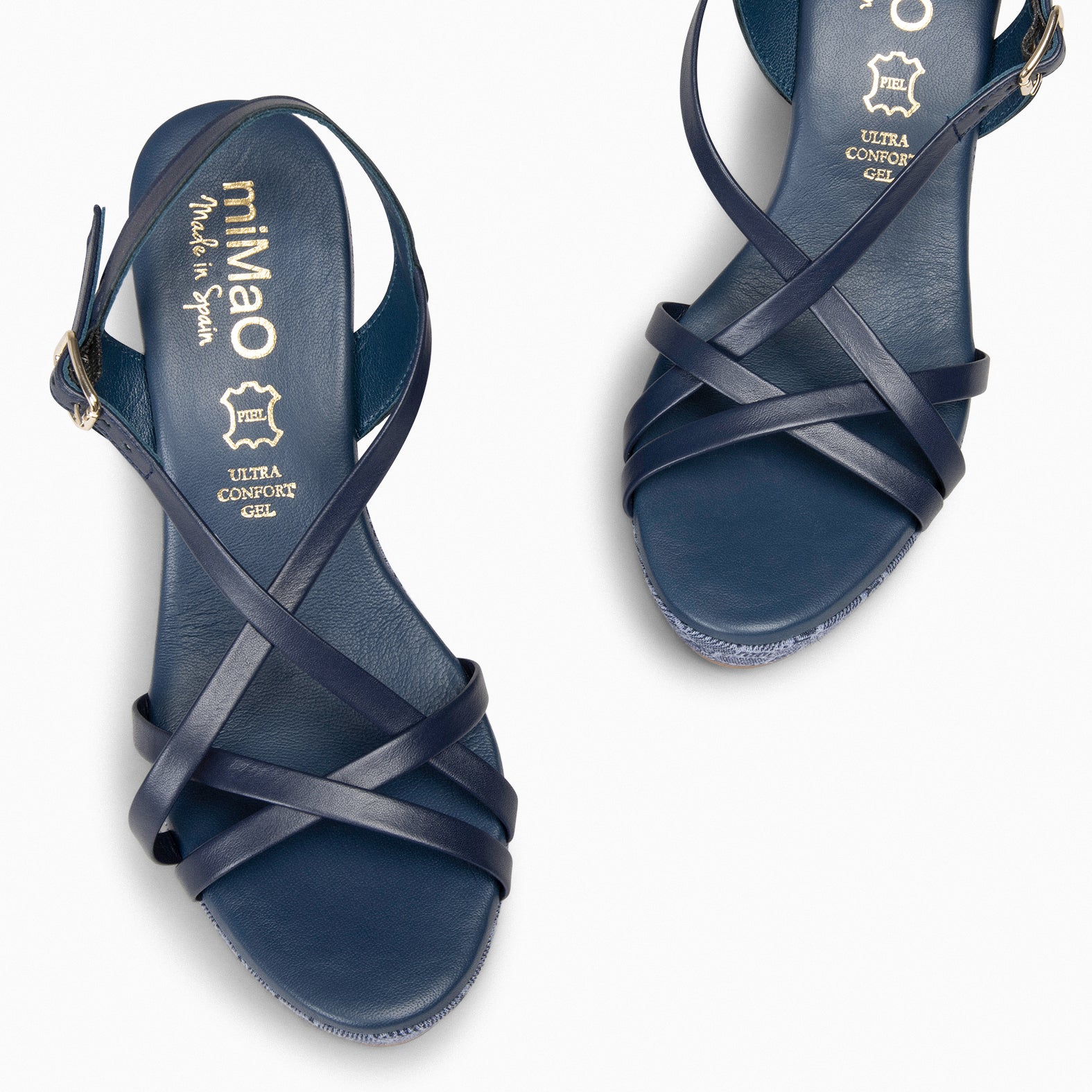 VALENTINA - Sandalias cuña MARINO - miMaO ®