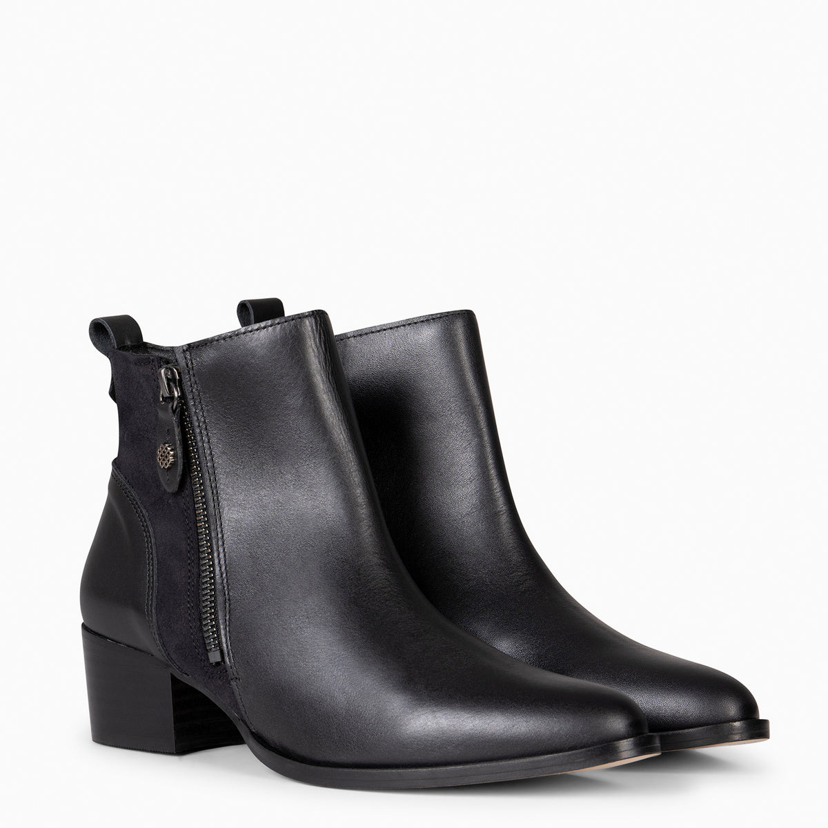 REBECA - Botines de tacón NEGRO - miMaO ®