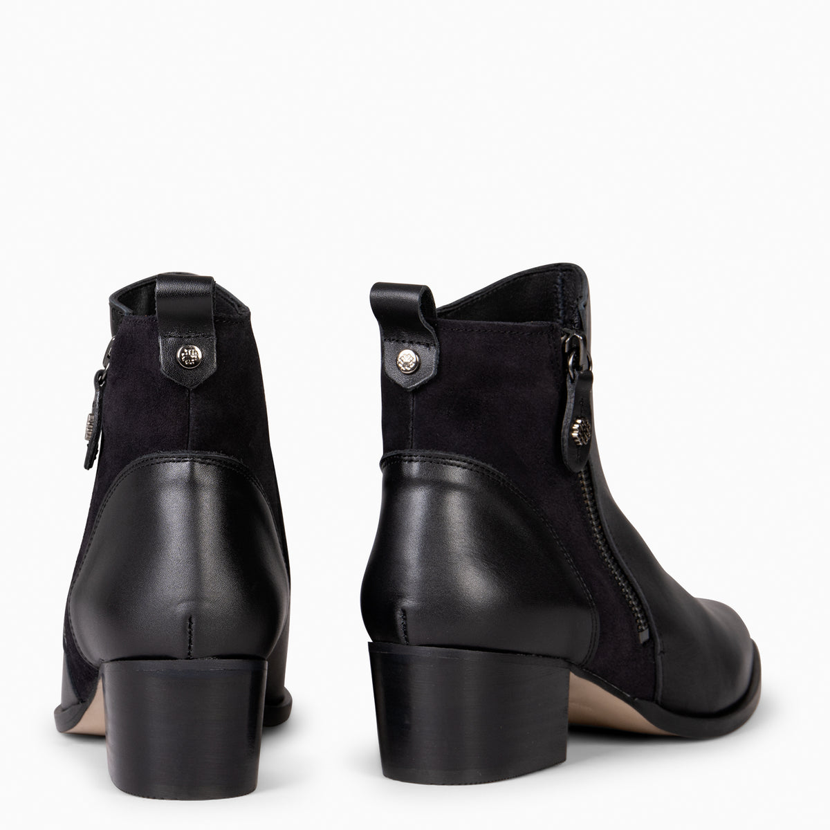 REBECA - Botines de tacón NEGRO - miMaO ®