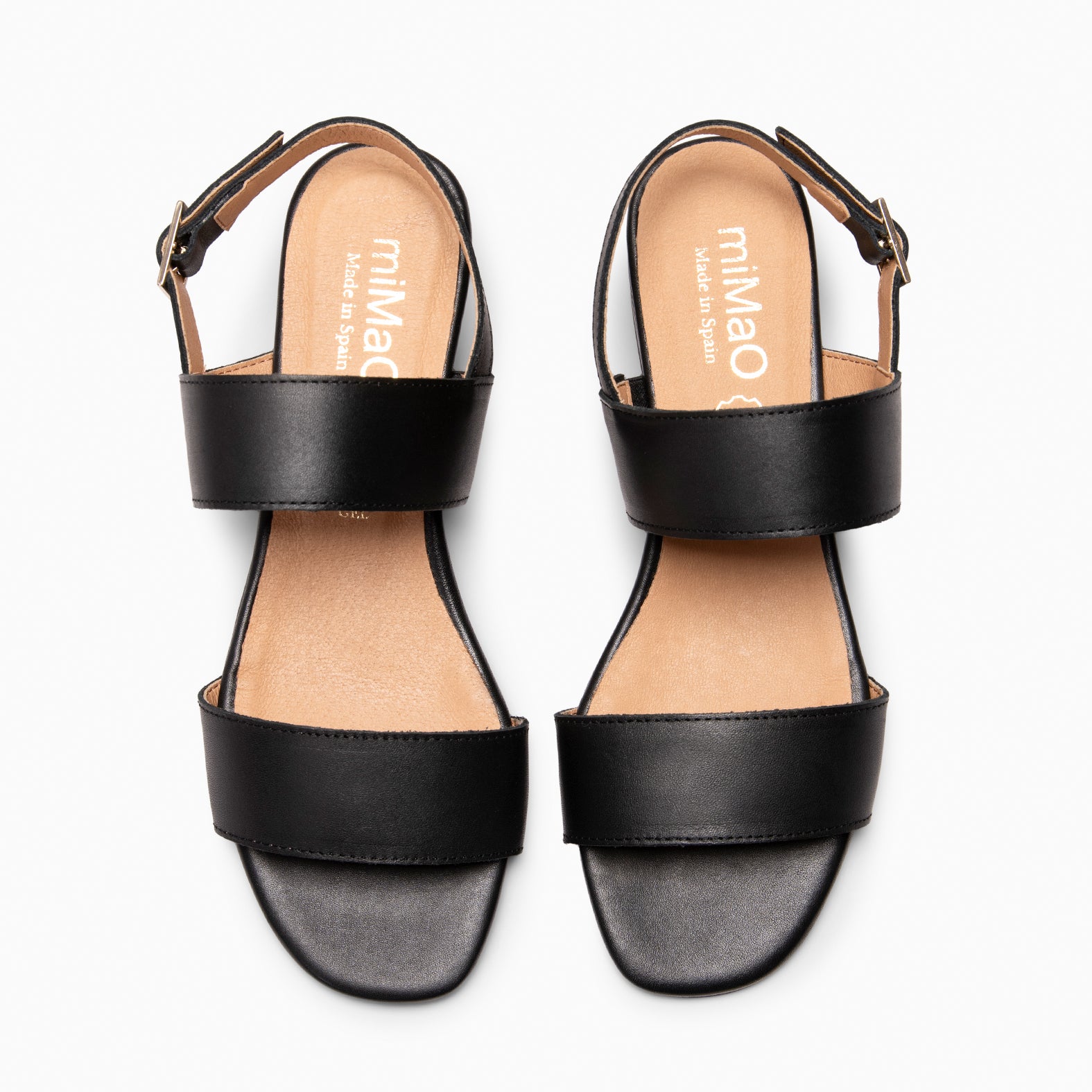 SIA - Sandalias de tacón ancho NEGRO