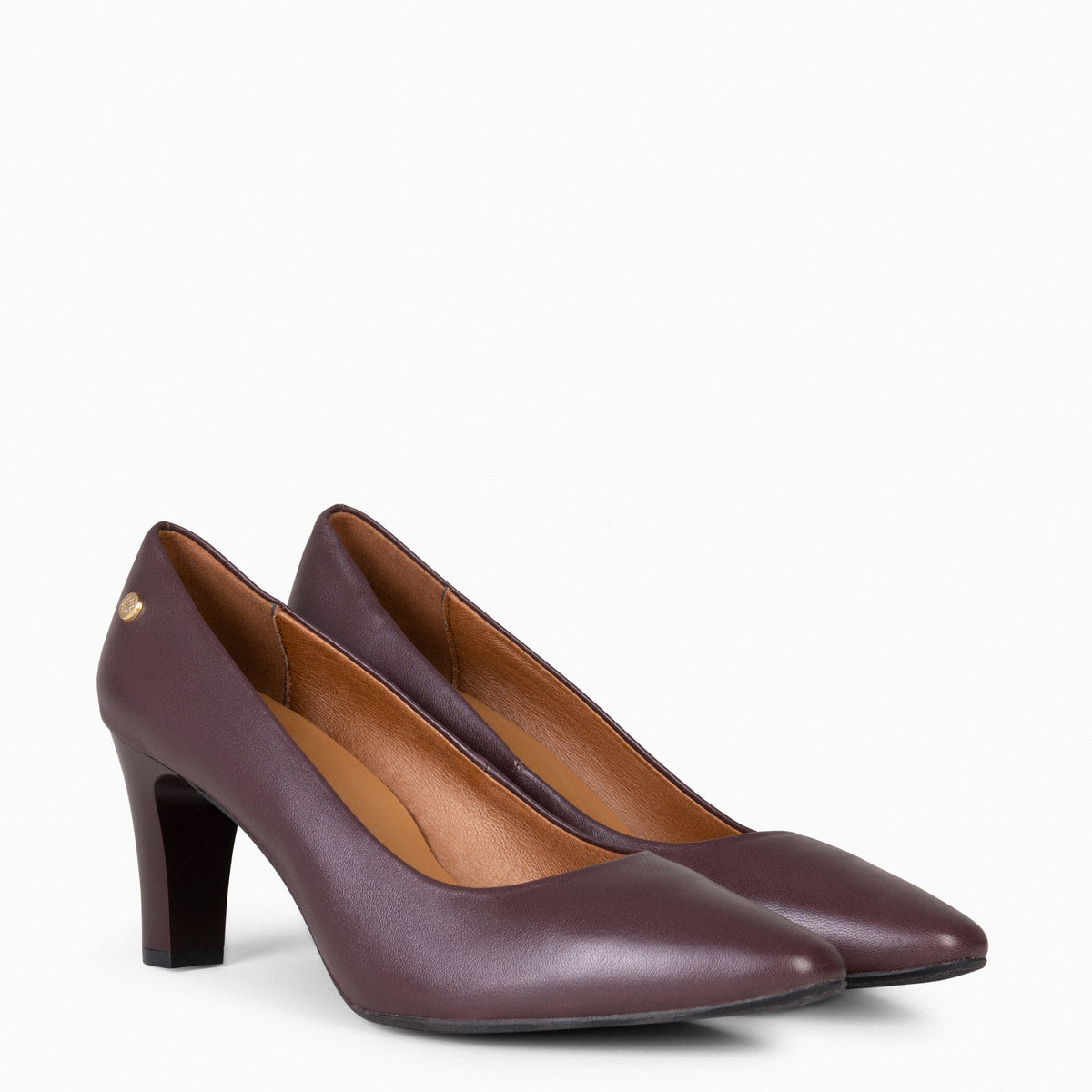 SABELA – BURGUNDY Mid Heel Shoe 