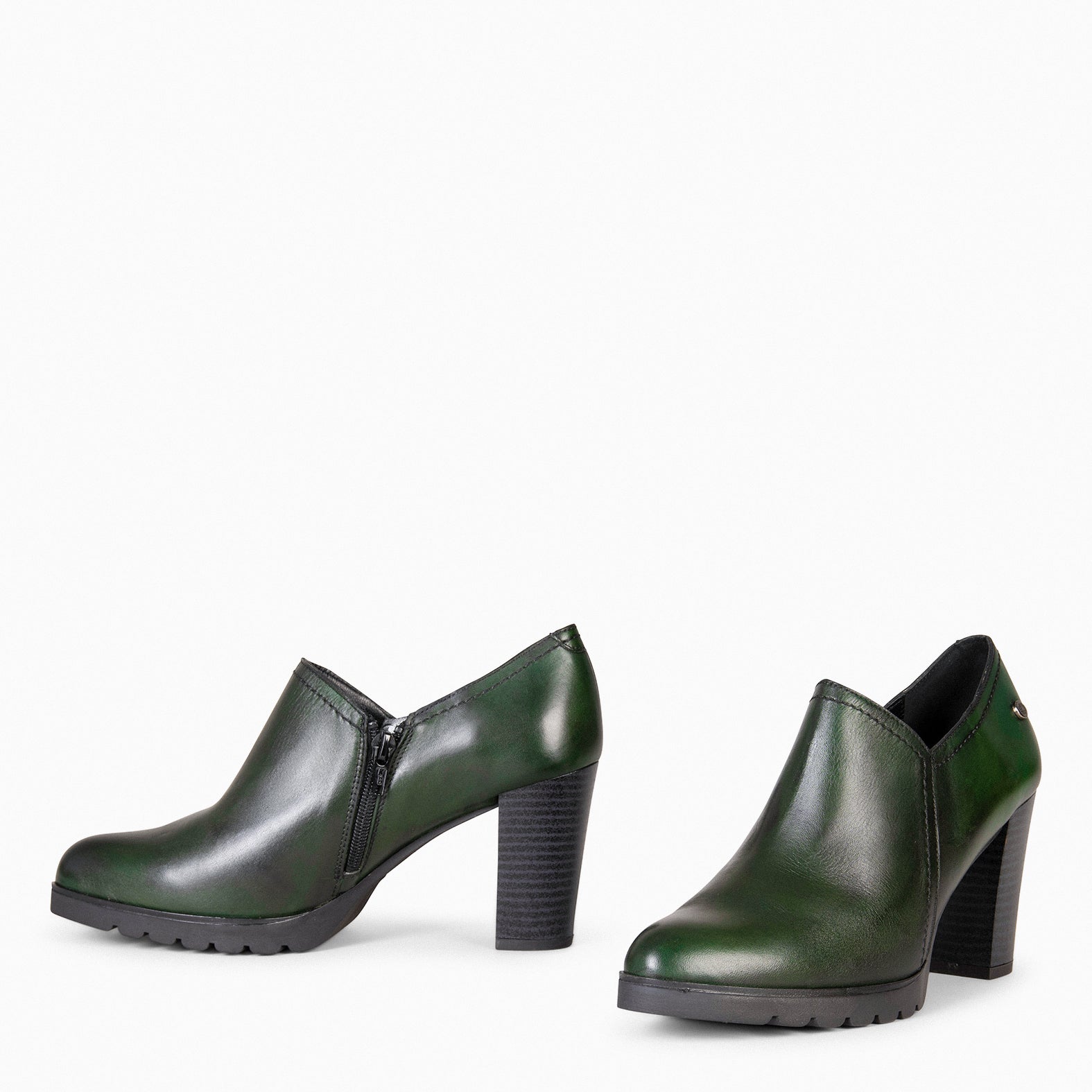 DAYANA – GREEN Ankle booties