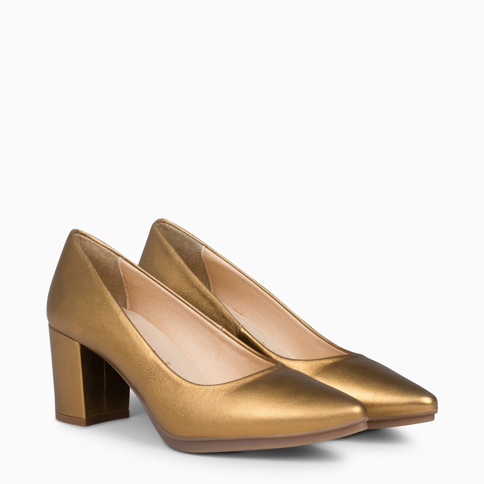 URBAN S SPLASH - Zapatos de tacón metalizados BRONCE - miMaO ®