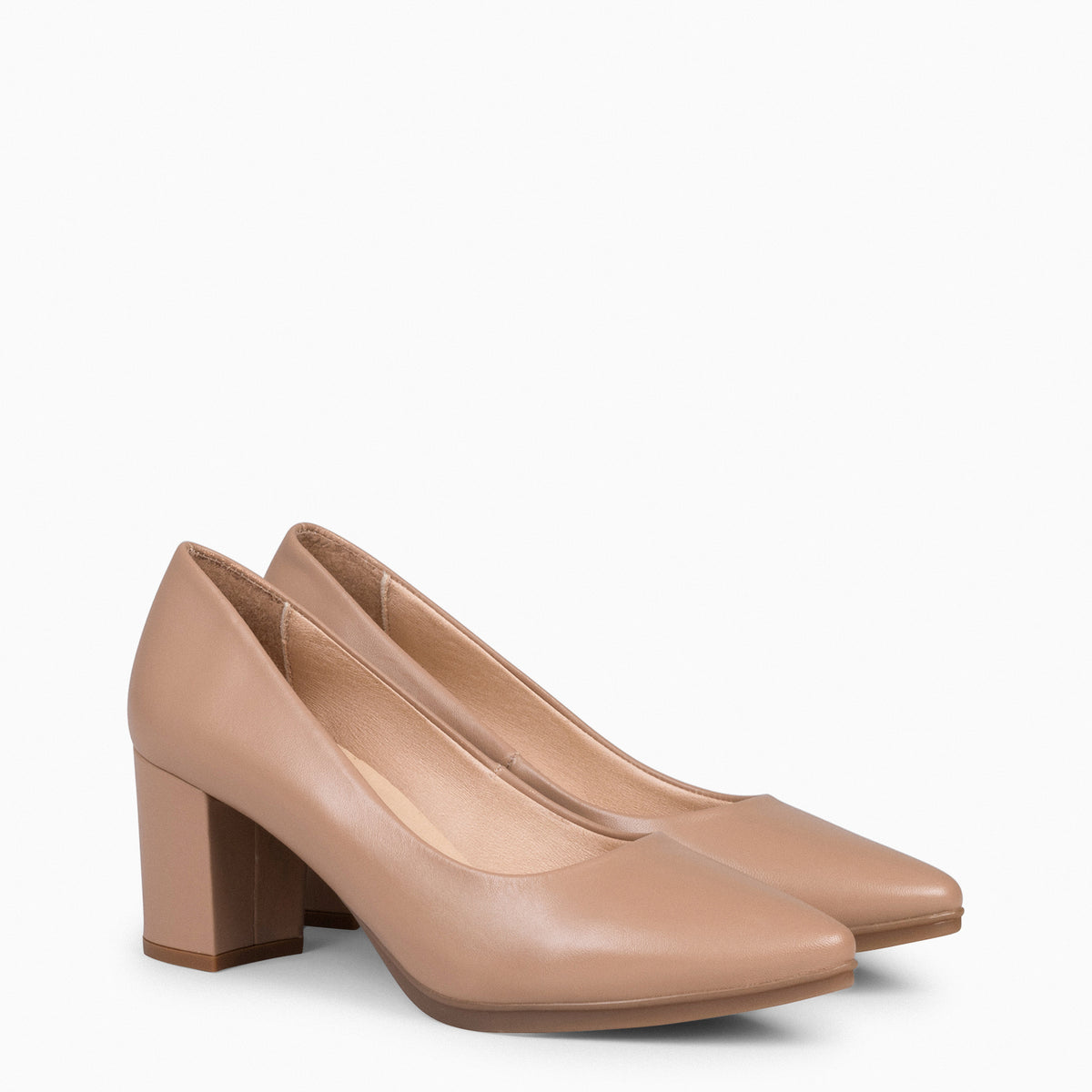 URBAN S SALON - Zapatos de tacón medio de napa MAQUILLAJE