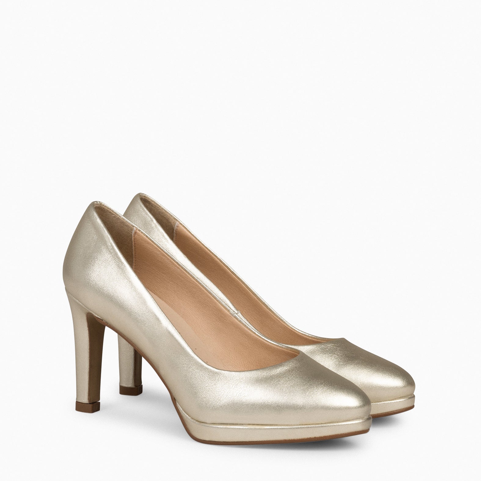 PLATAFORMA - Zapatos de tacón alto y plataforma PLATINO - miMaO ®