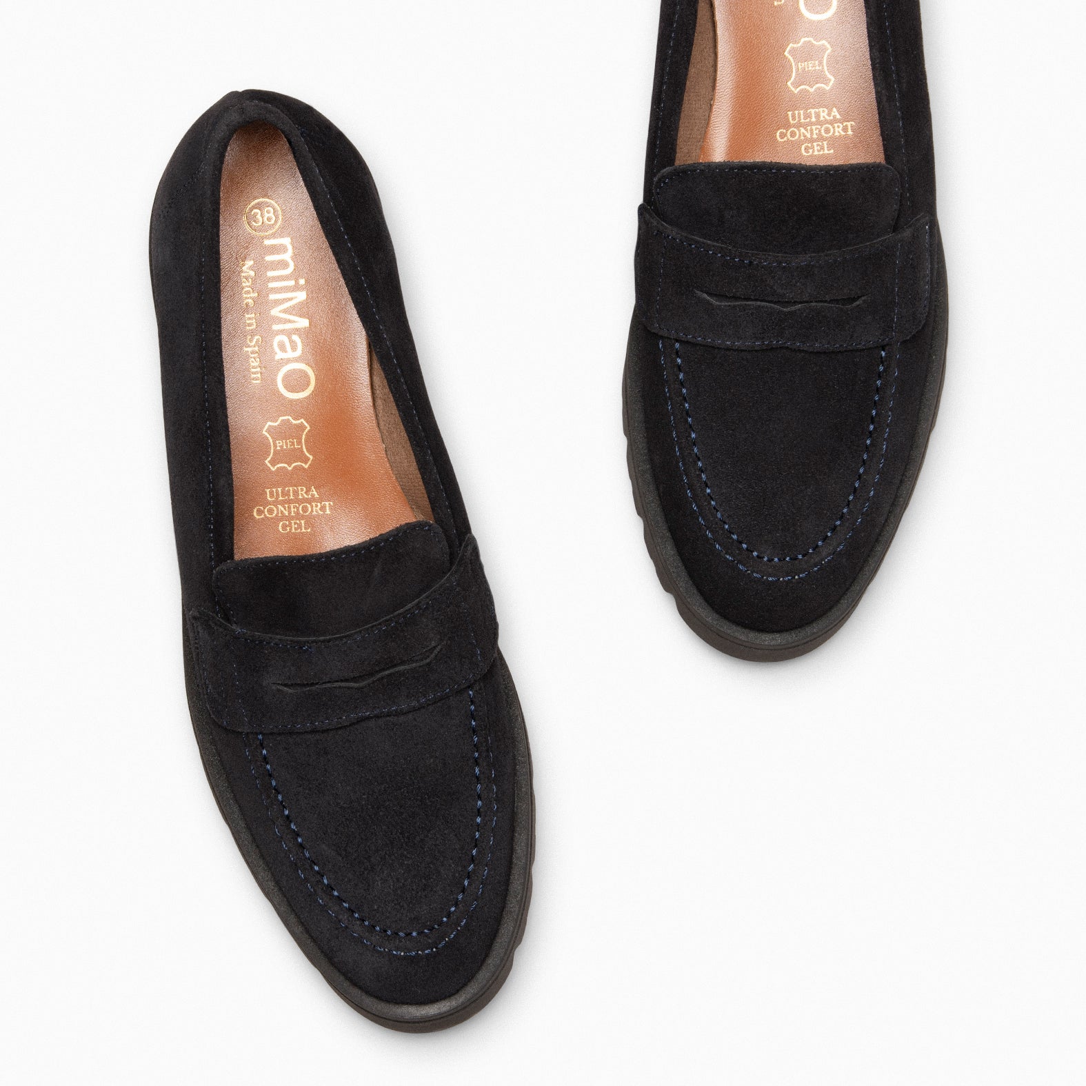 DAFNE - Mocasín con cuña MARINO - miMaO ®
