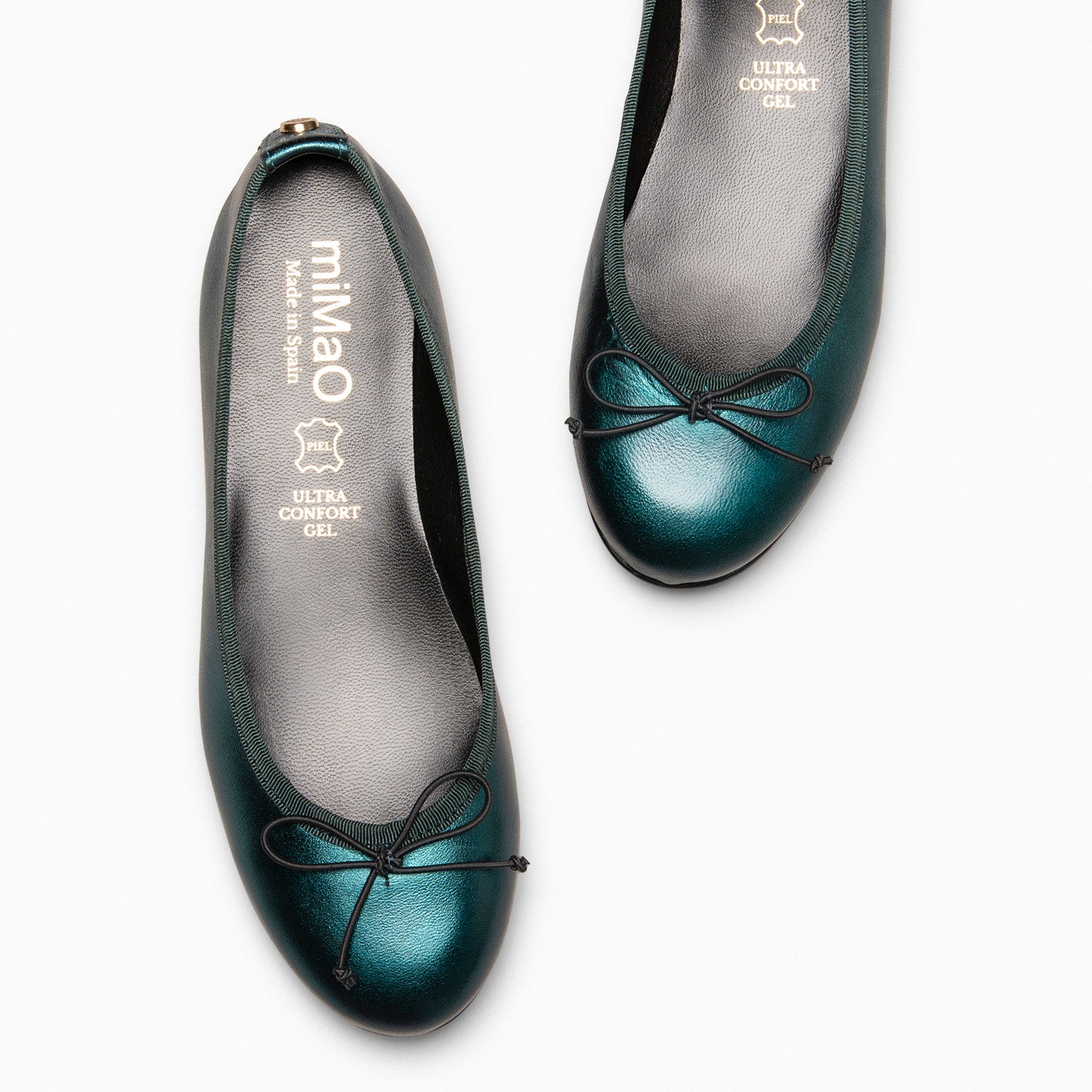 HELENE - Bailarina con lazo VERDE METAL - miMaO ®