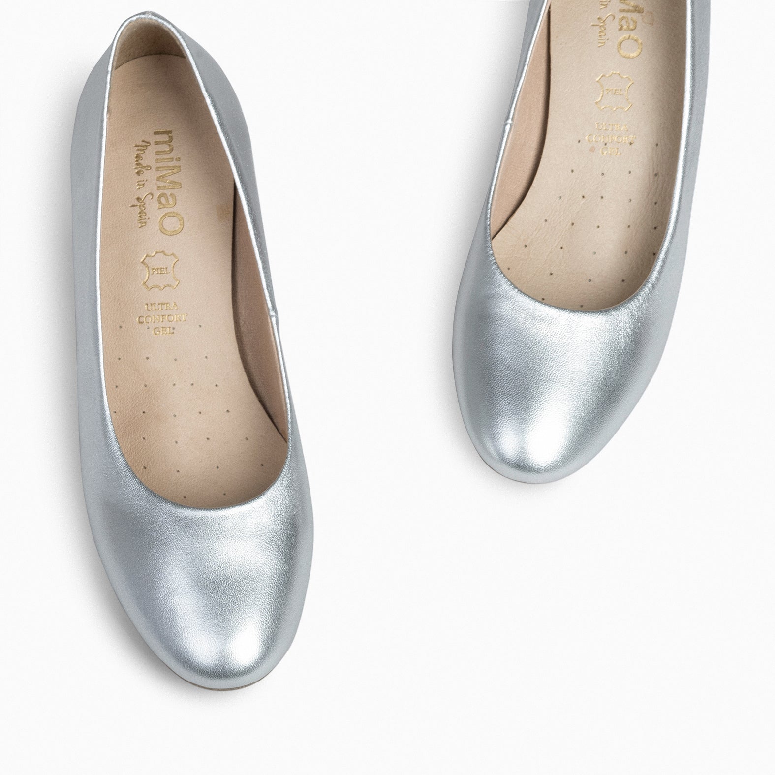URBAN REDONDO SPLASH - Zapatos de tacón bajo PLATA - miMaO ®