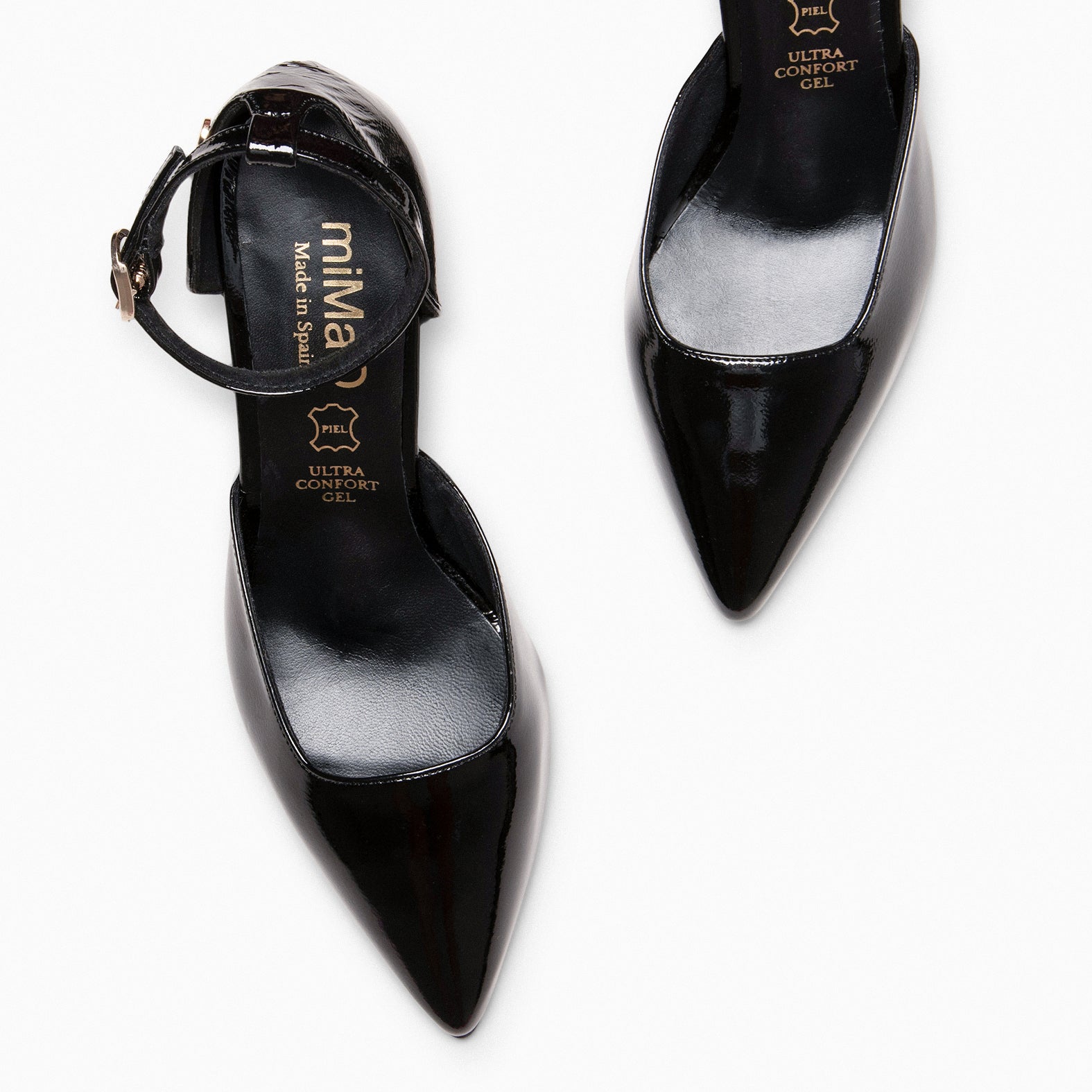 AINHOA - Zapato de tacón punta fina NEGRO - miMaO ®