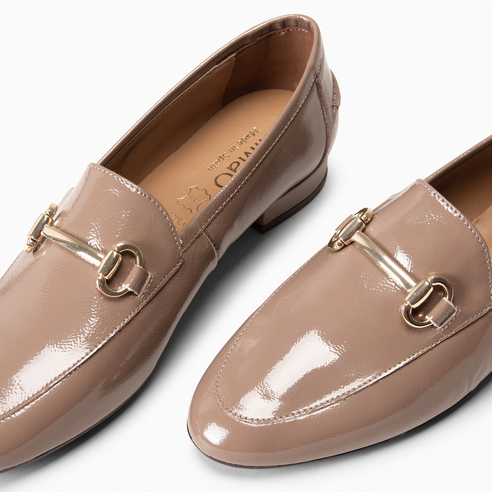 ISABEL - MOCASSINS RASOS DE MULHER TAUPE