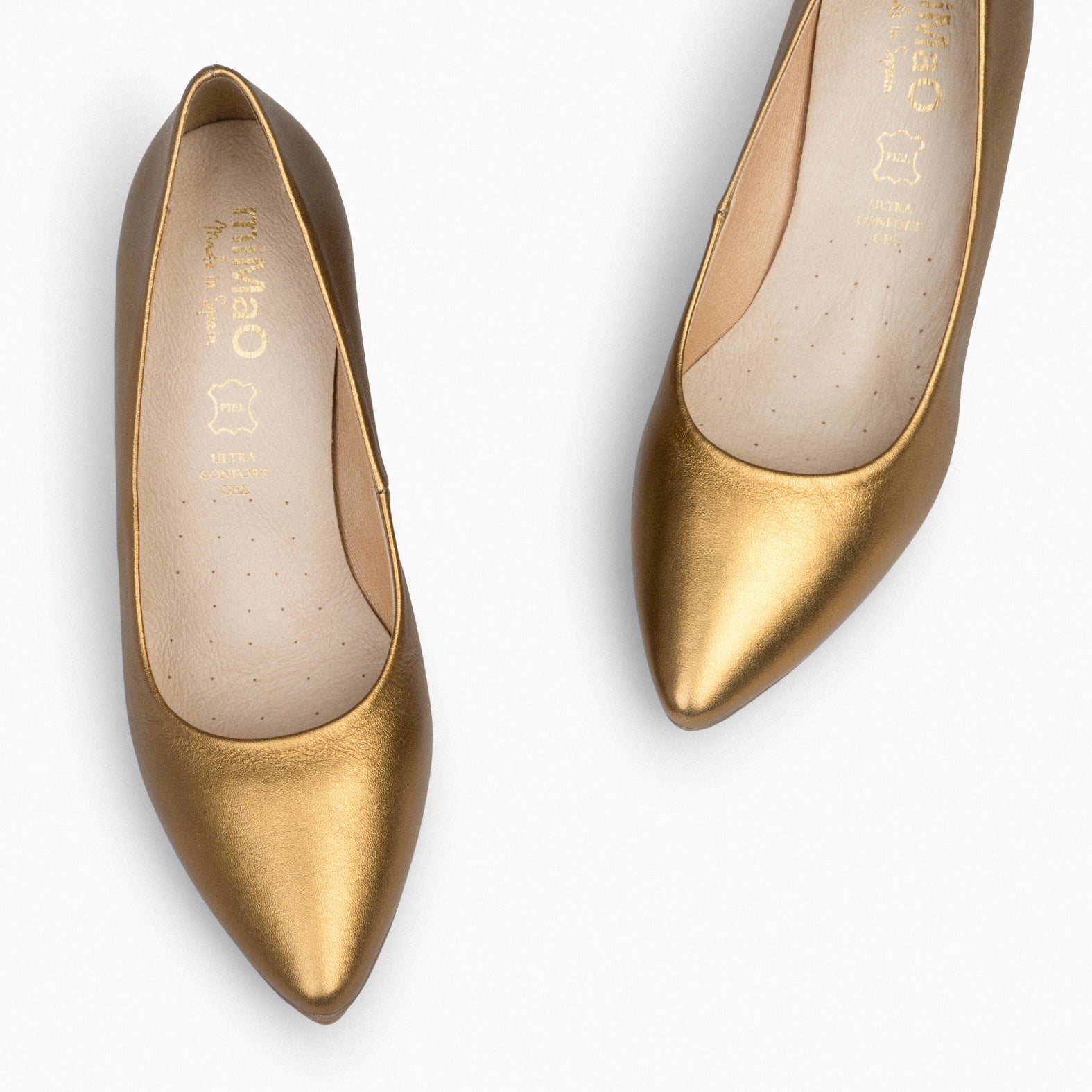 URBAN S SPLASH - Zapatos de tacón metalizados BRONCE - miMaO ®