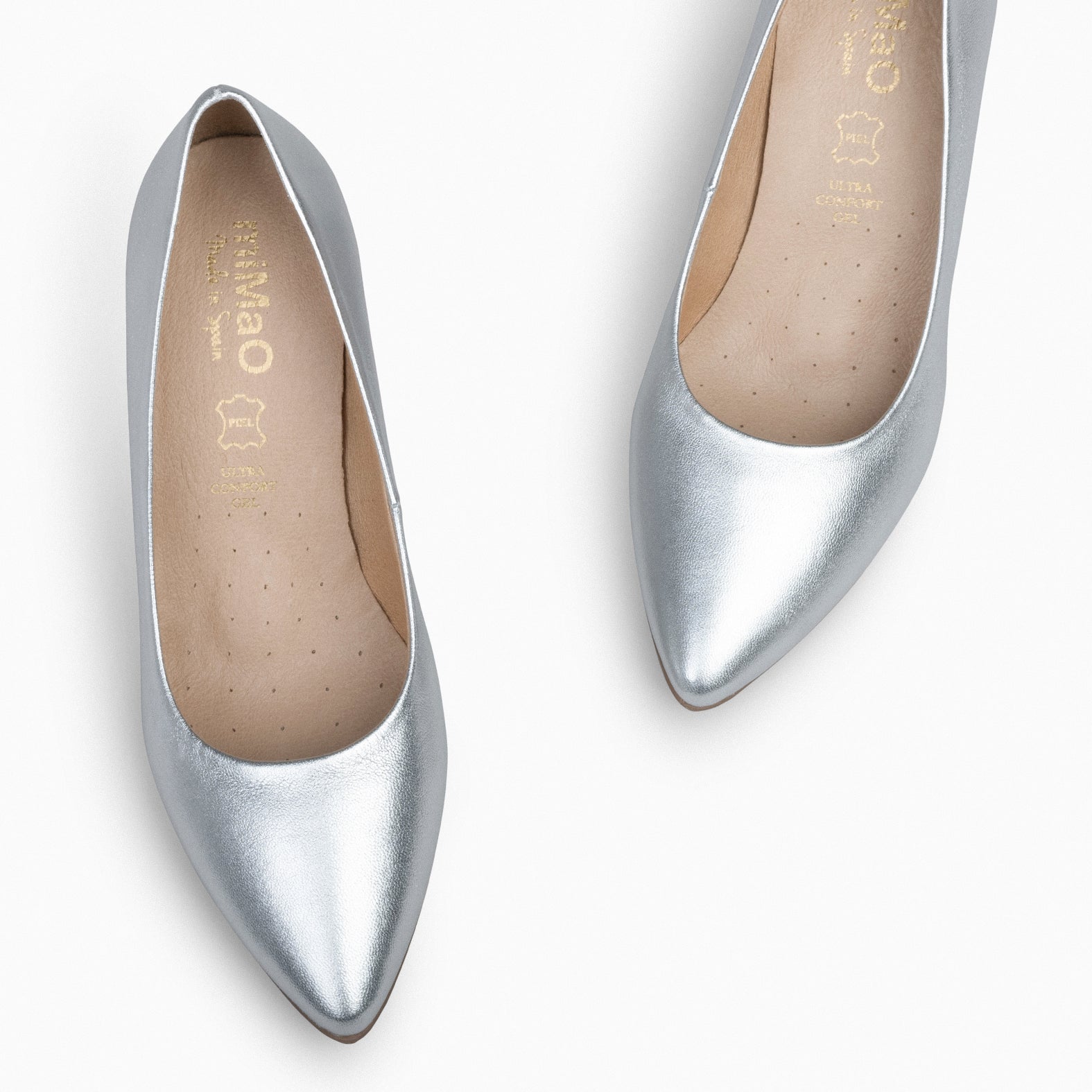 URBAN S SPLASH - Zapatos de tacón metalizados PLATA - miMaO ®