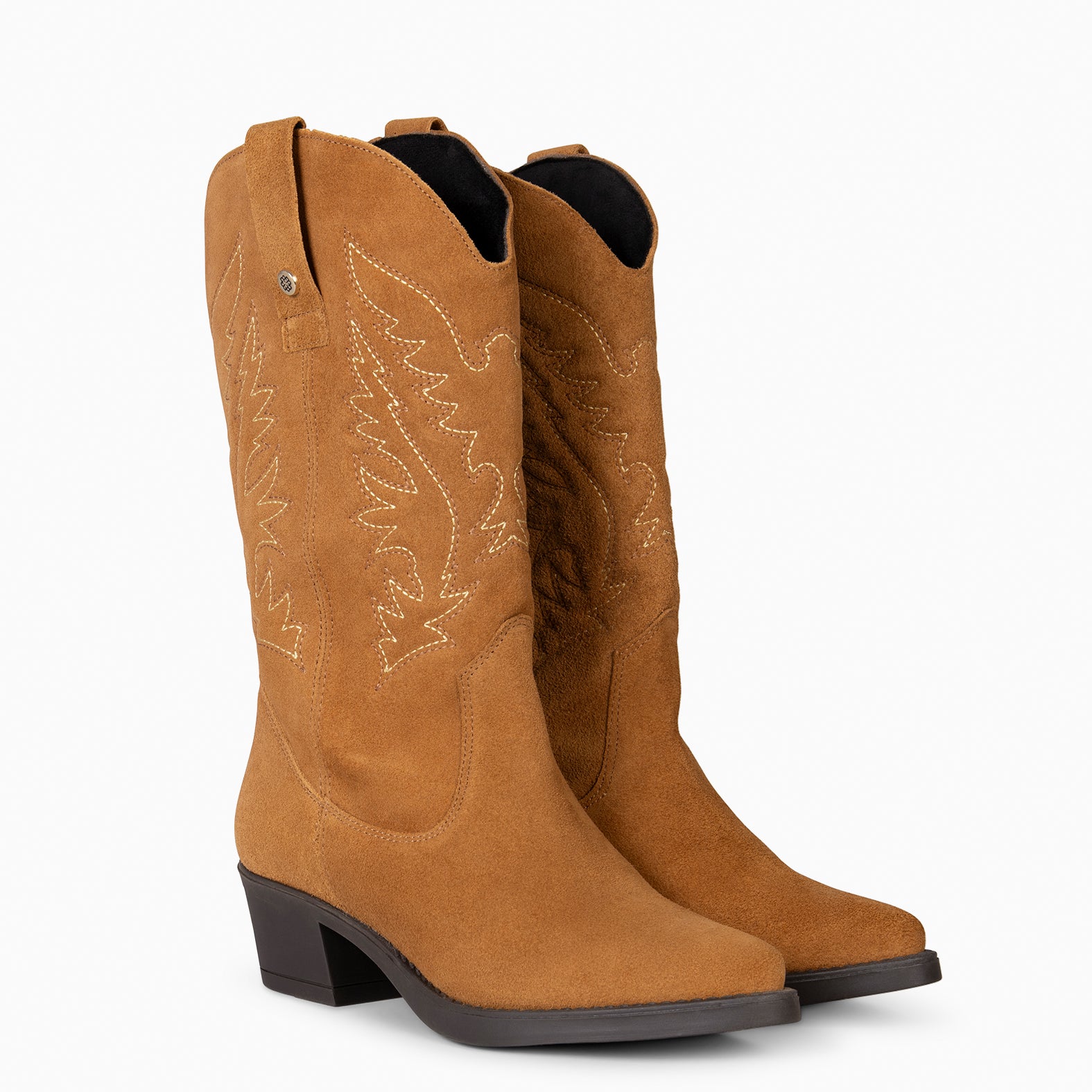 UTAH - Botas Cowboy bordado CAMEL - miMaO ®