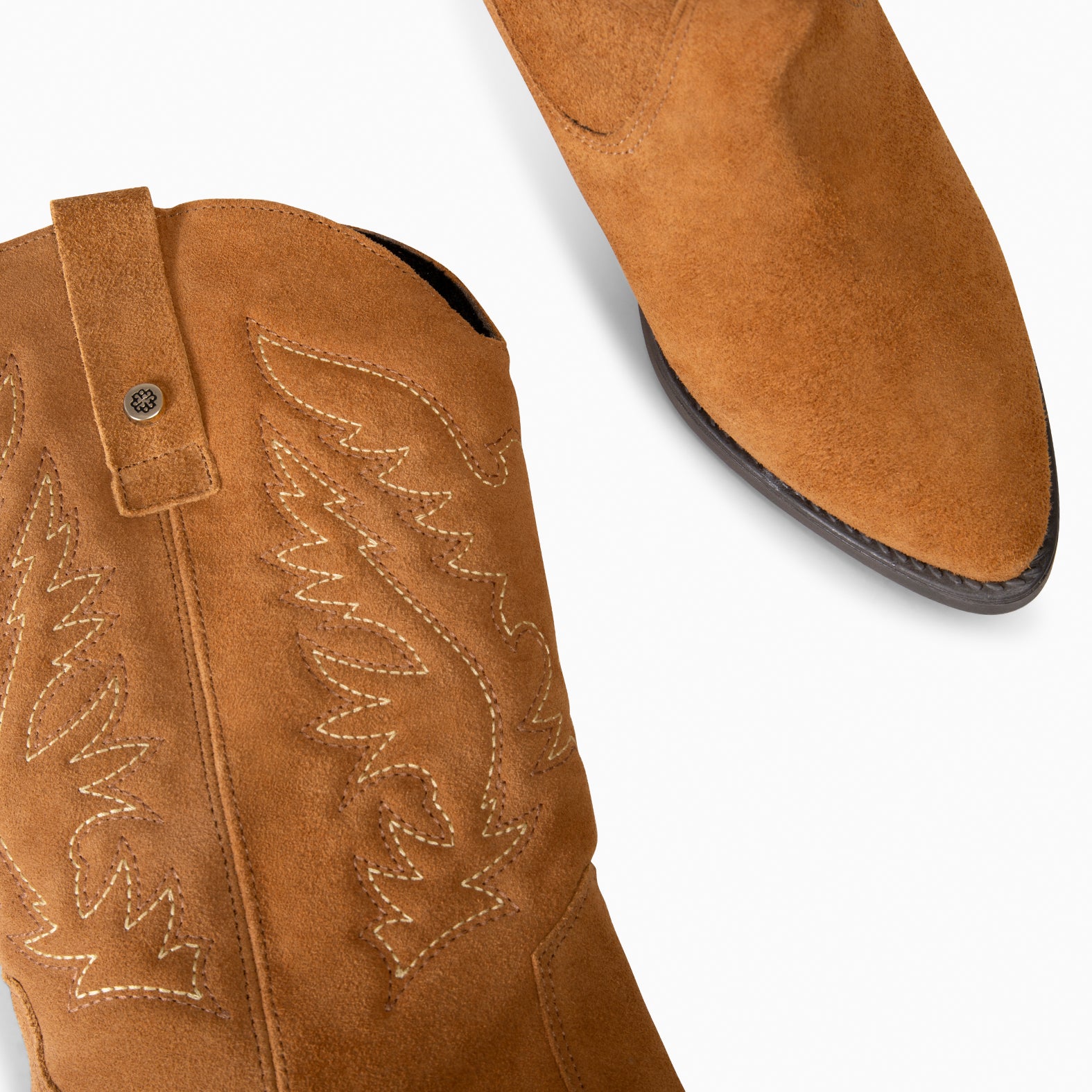 UTAH - Botas Cowboy bordado CAMEL - miMaO ®