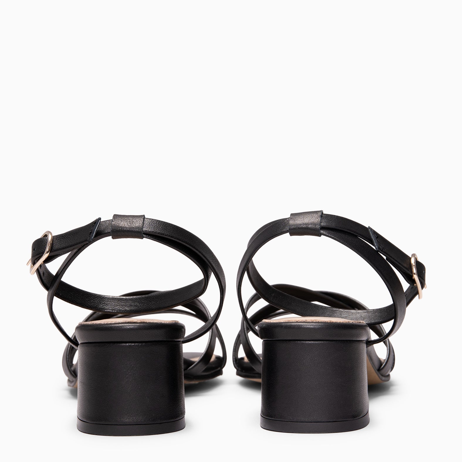 VIENA - BLACK Sandal low heel shoes