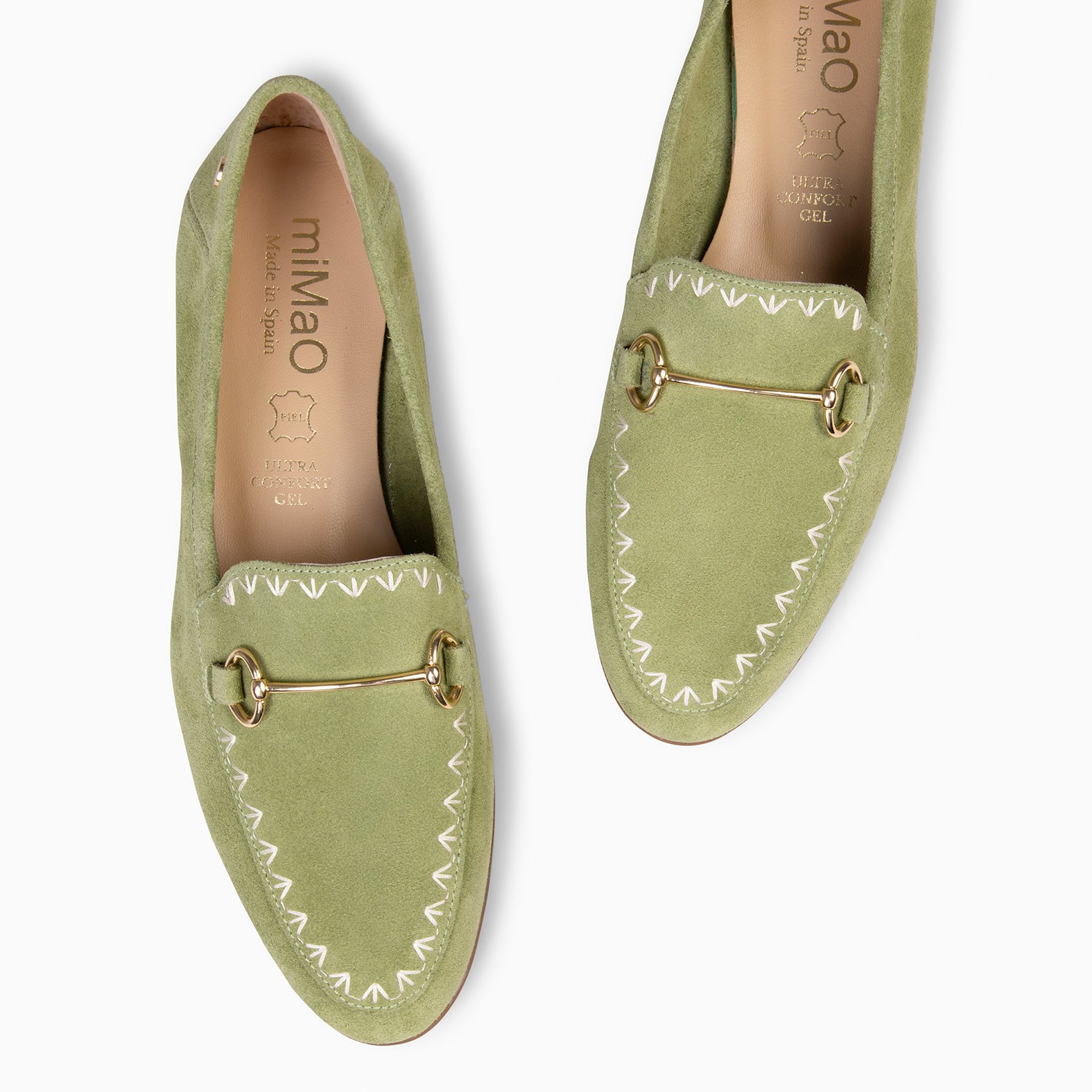 BLAKE - MOCASINES DE SERRAJE VERDE - miMaO ®
