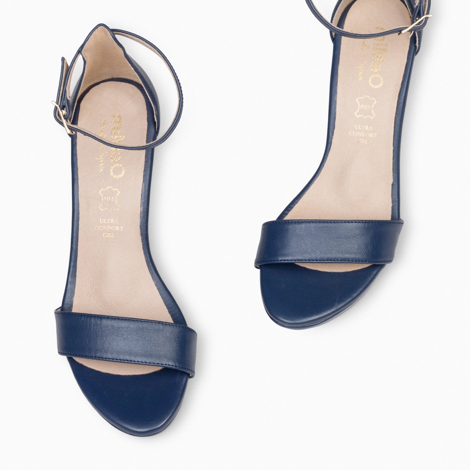 FIESTA - Sandalias de tacón alto y plataforma MARINO - miMaO ®