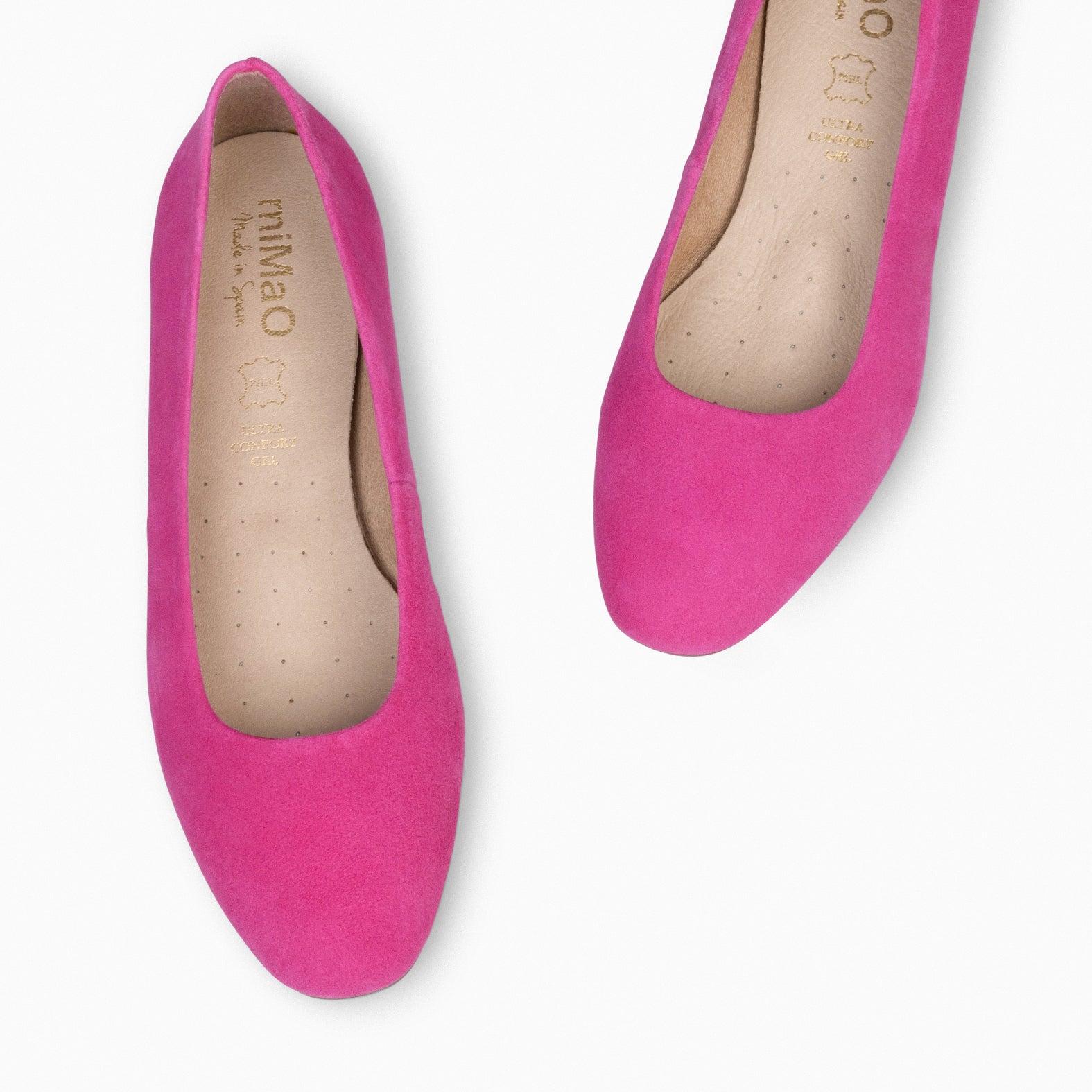 URBAN XS - Zapatos de tacón bajo de ante BUGANVILLA - miMaO ®
