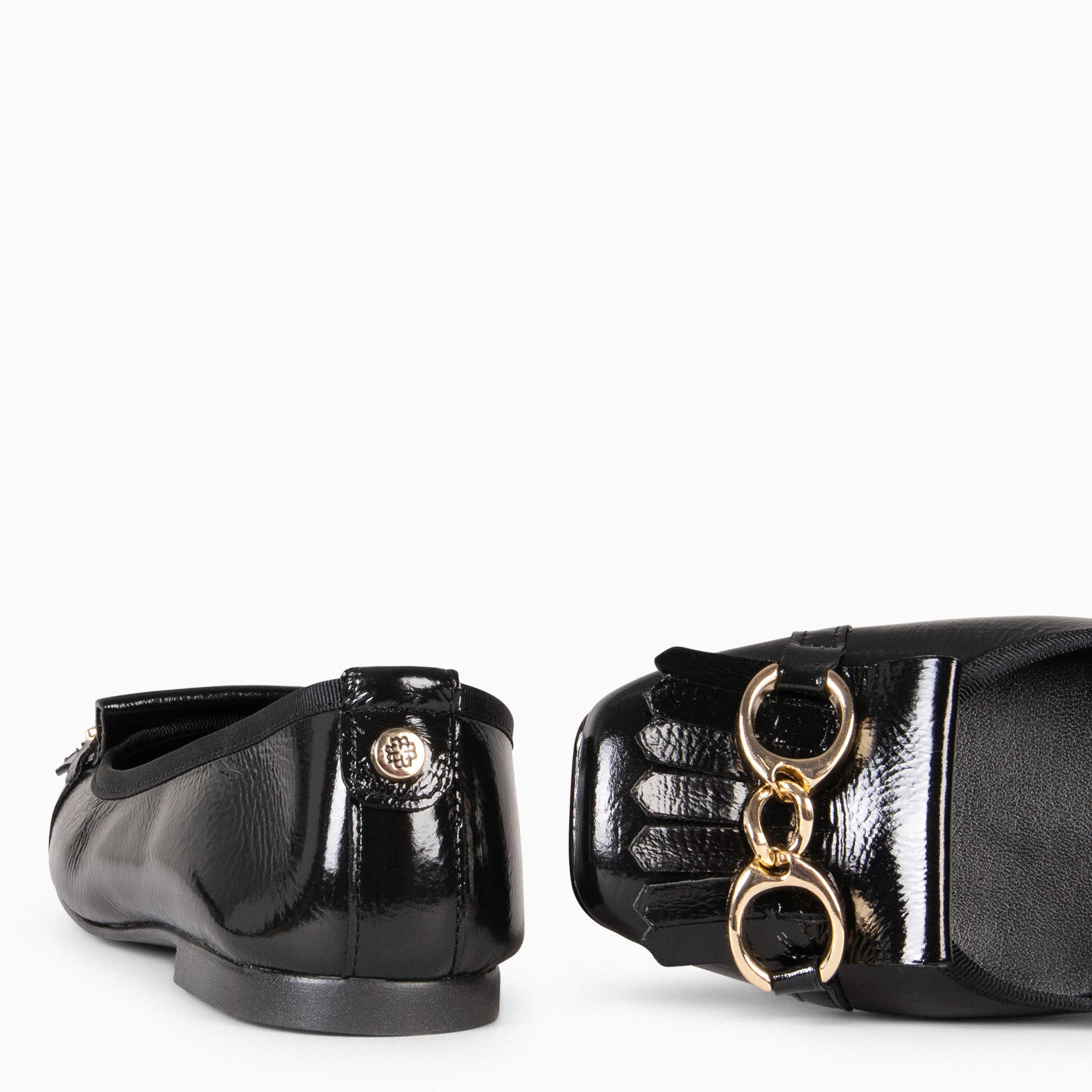 ZOY - Manoletina con puntera cuadrada NEGRO - miMaO ®