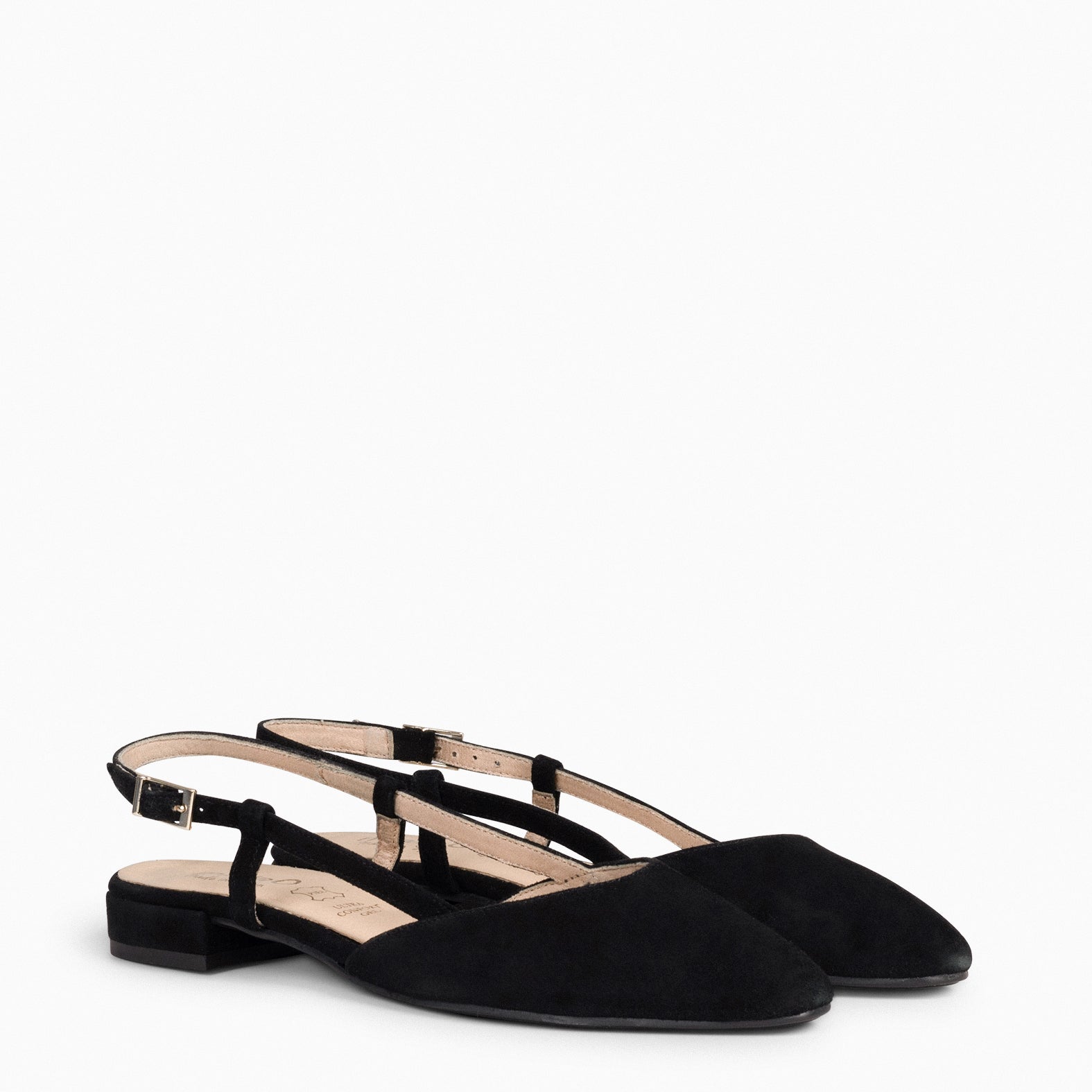 BRUNCH – Zapatos Planos Destalonados NEGRO - miMaO ®