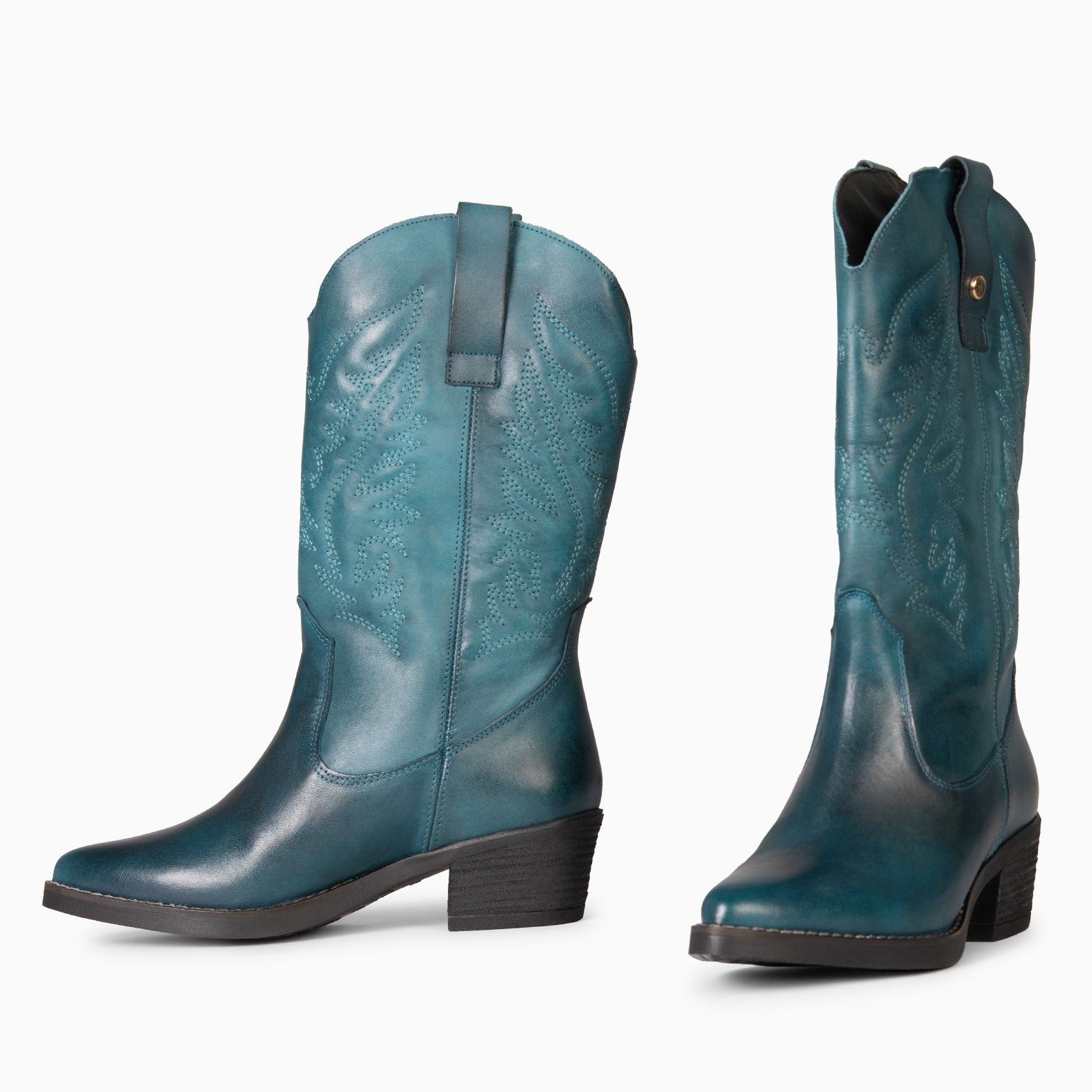 UTAH - Botas Cowboy bordado AZUL - miMaO ®