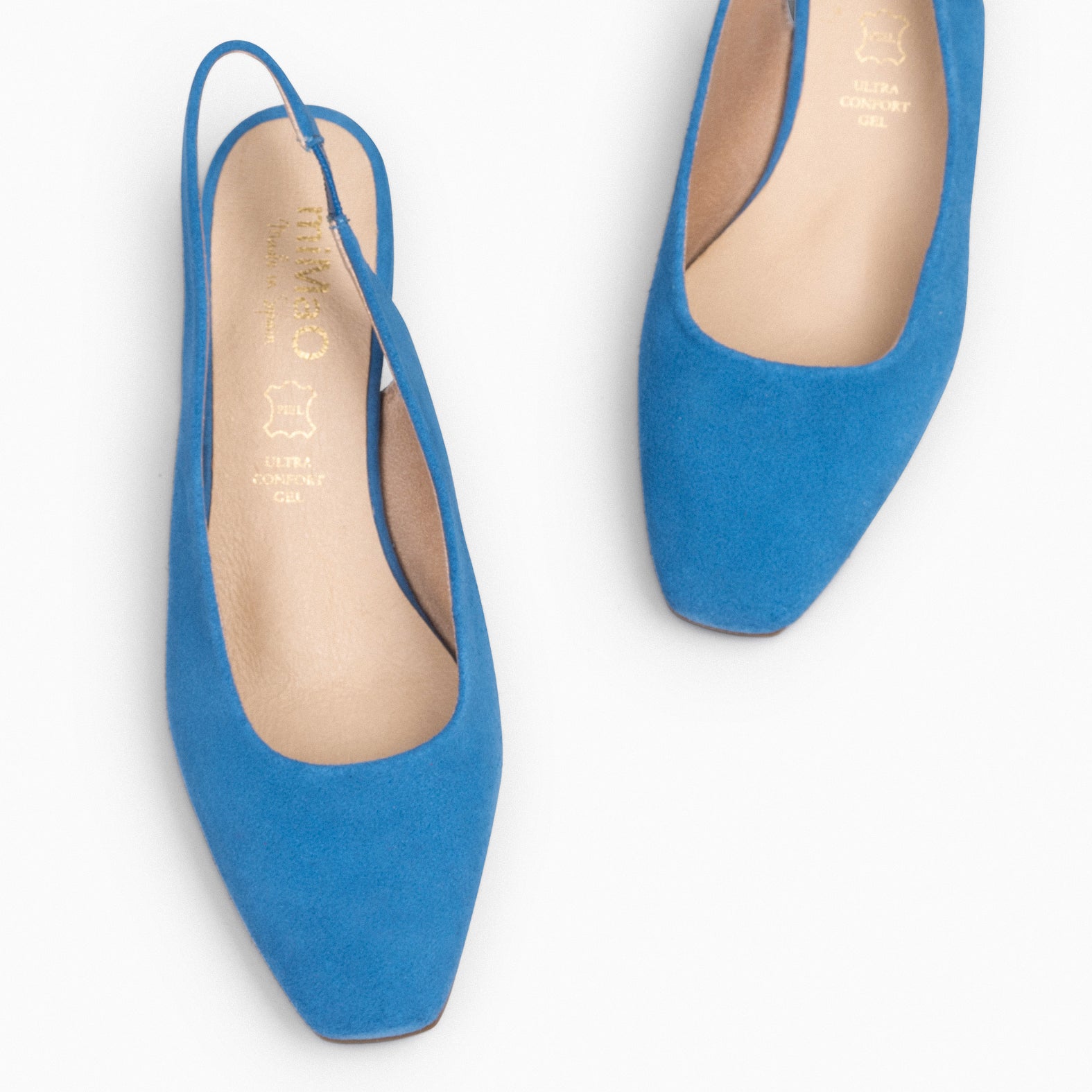 URBAN LADY – Zapatos de Tacón Destalonados AZULON