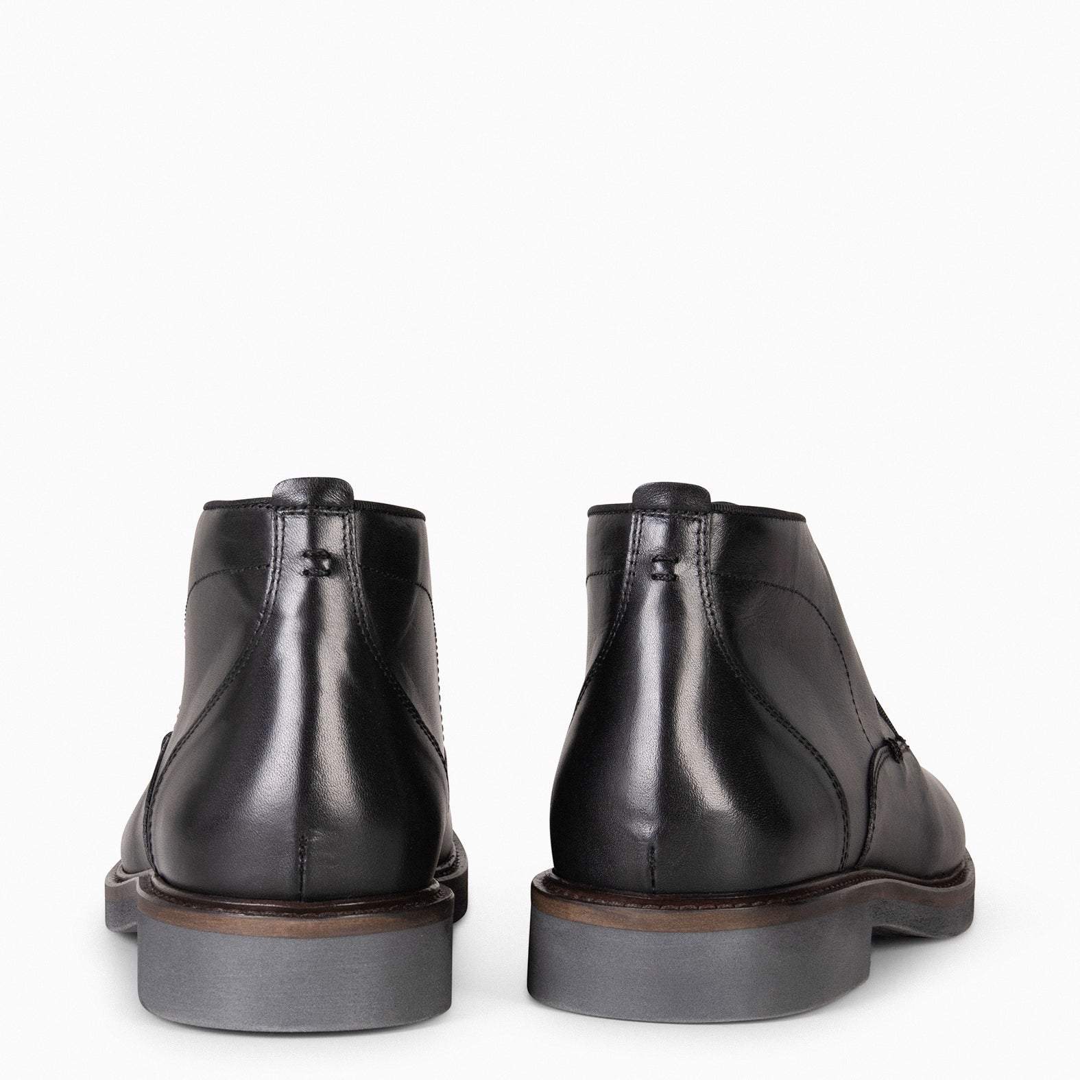 CERVANTES –  Botín de hombre con cordones NEGRO - miMaO ®