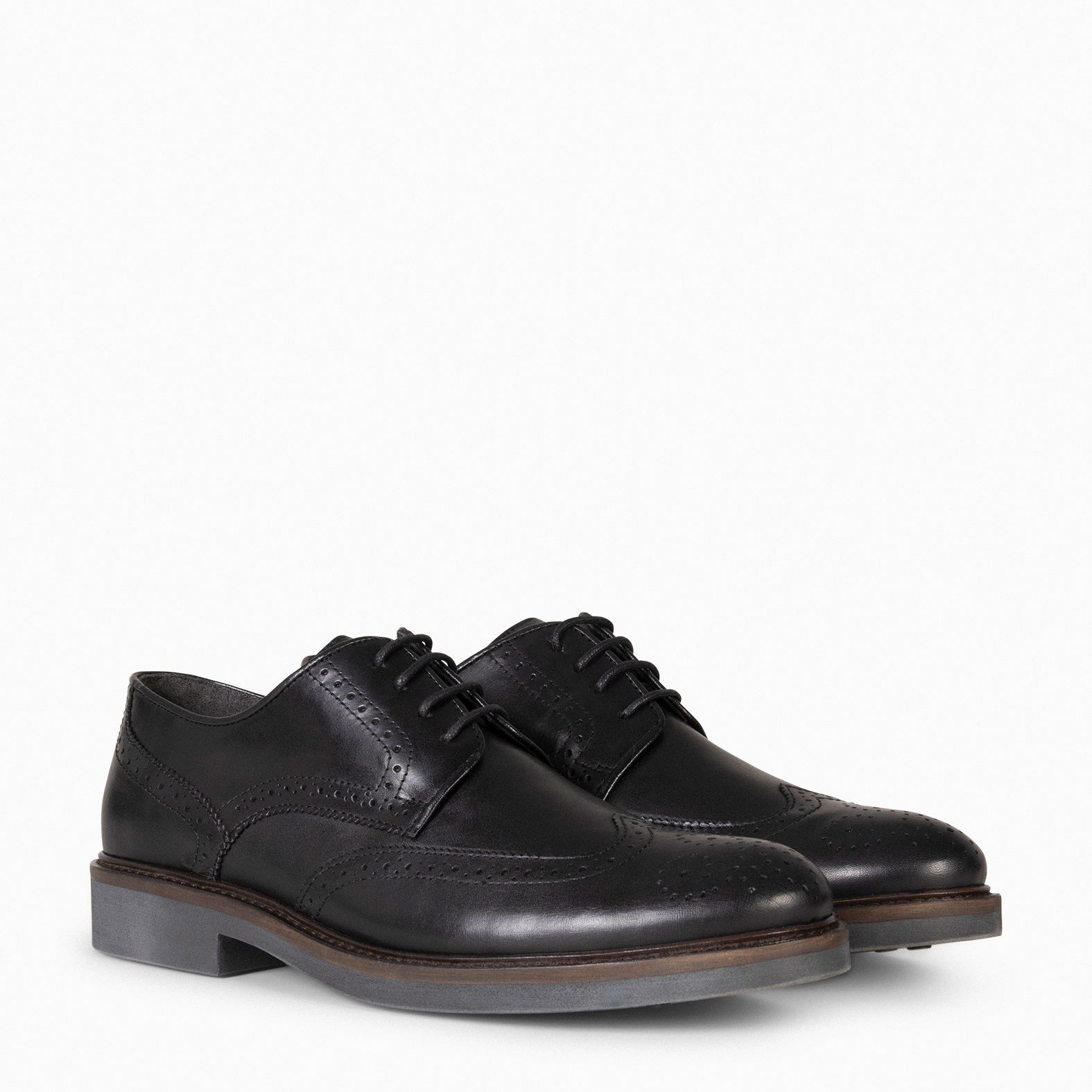 QUEVEDO – Zapatos de vestir con cordones NEGRO - miMaO ®