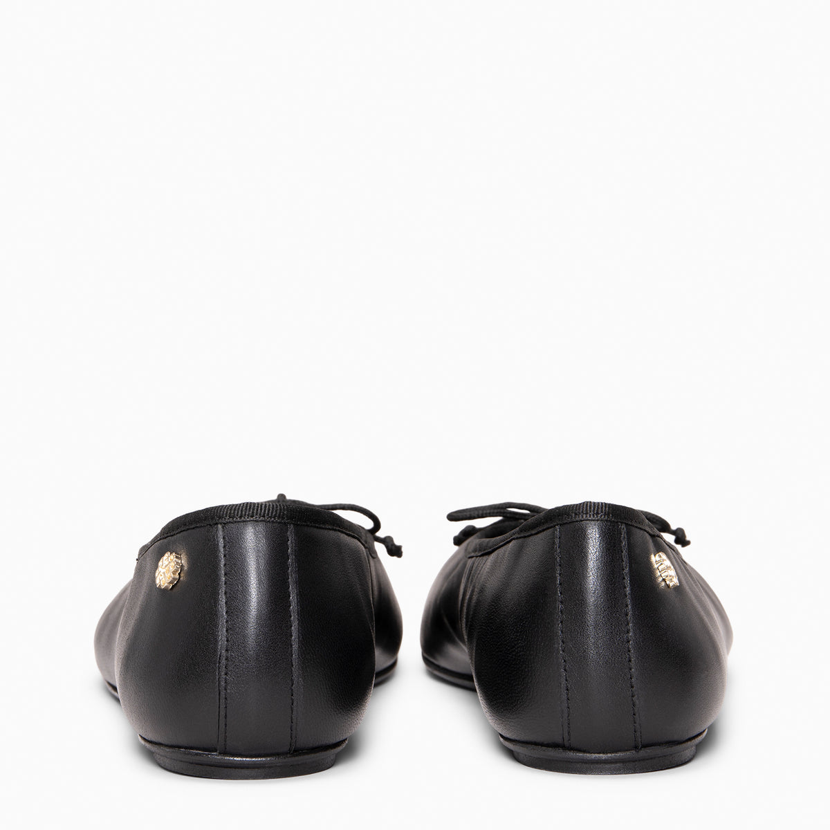AMAYA - BLACK Tabi leather ballerinas
