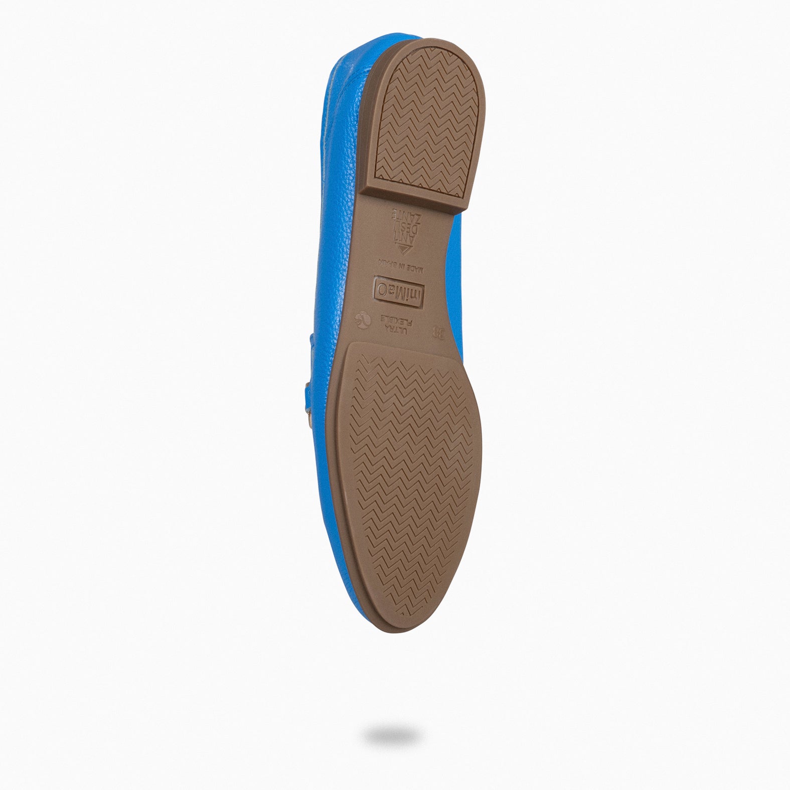 STYLE – Mocassins plats BLEU
