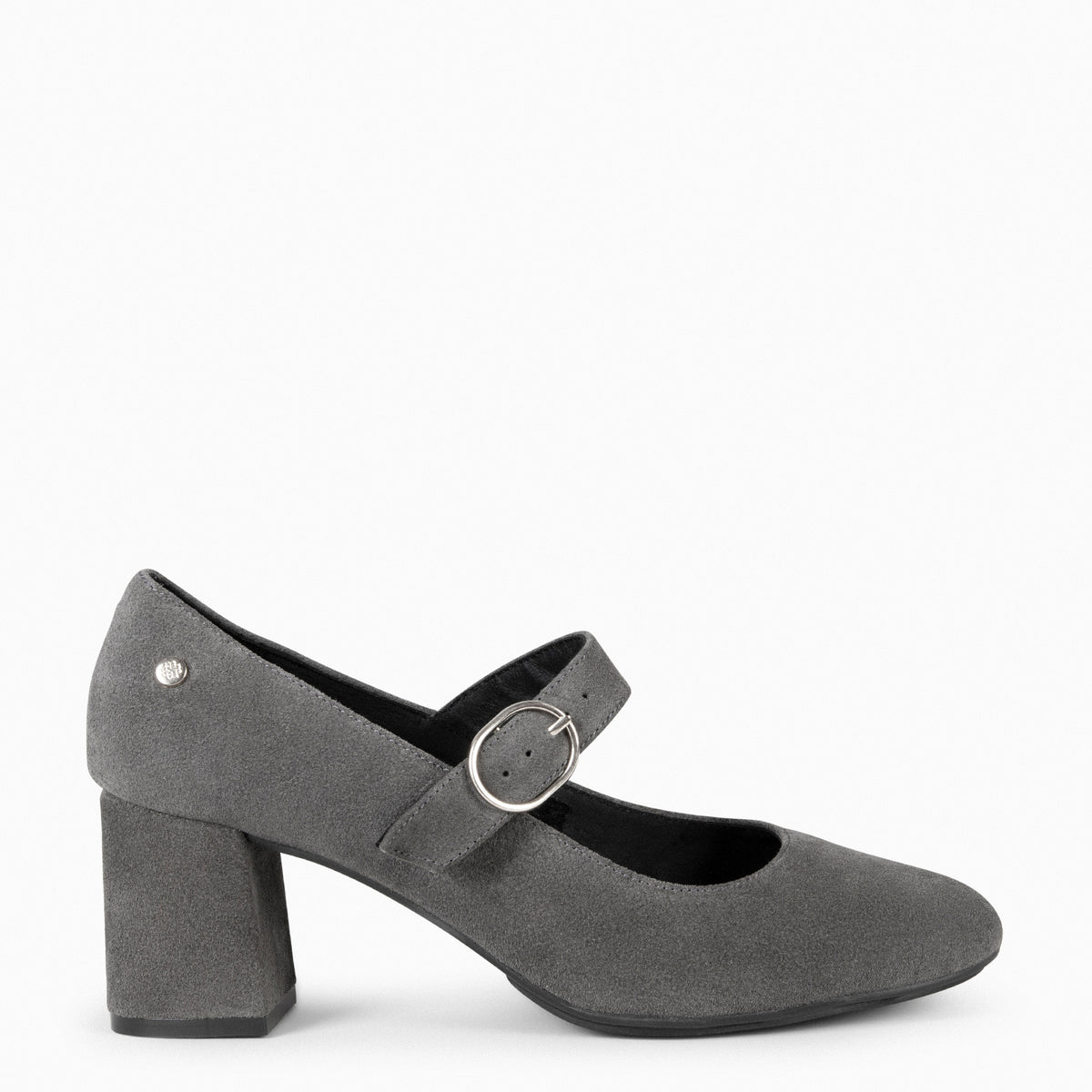 MARION – Merceditas de tacón GRIS - miMaO ®