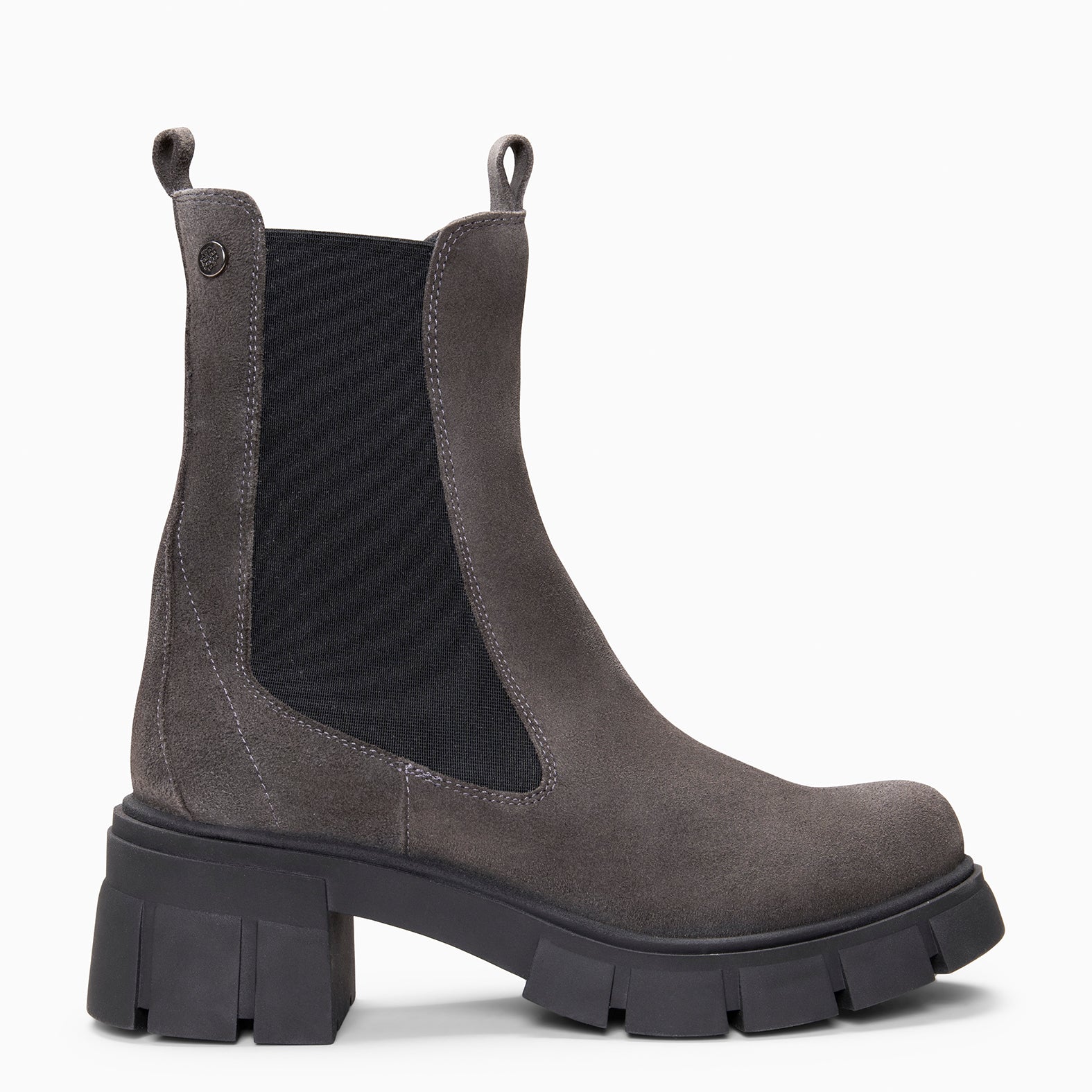 LUCIA - Botines Chelsea con plataforma GRIS - miMaO ®