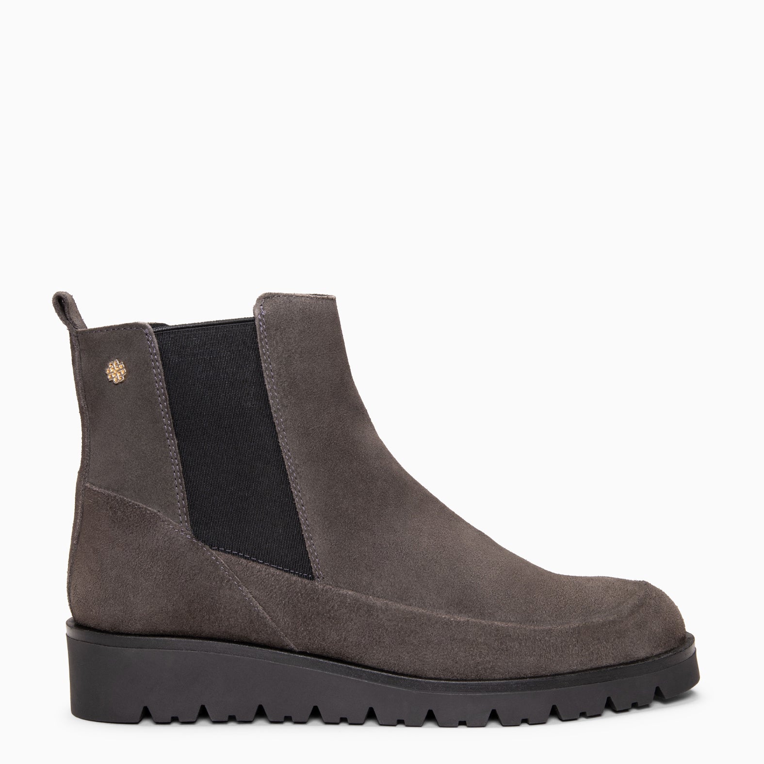BRISTOL - Botines de ante con cuña GRIS - miMaO ®