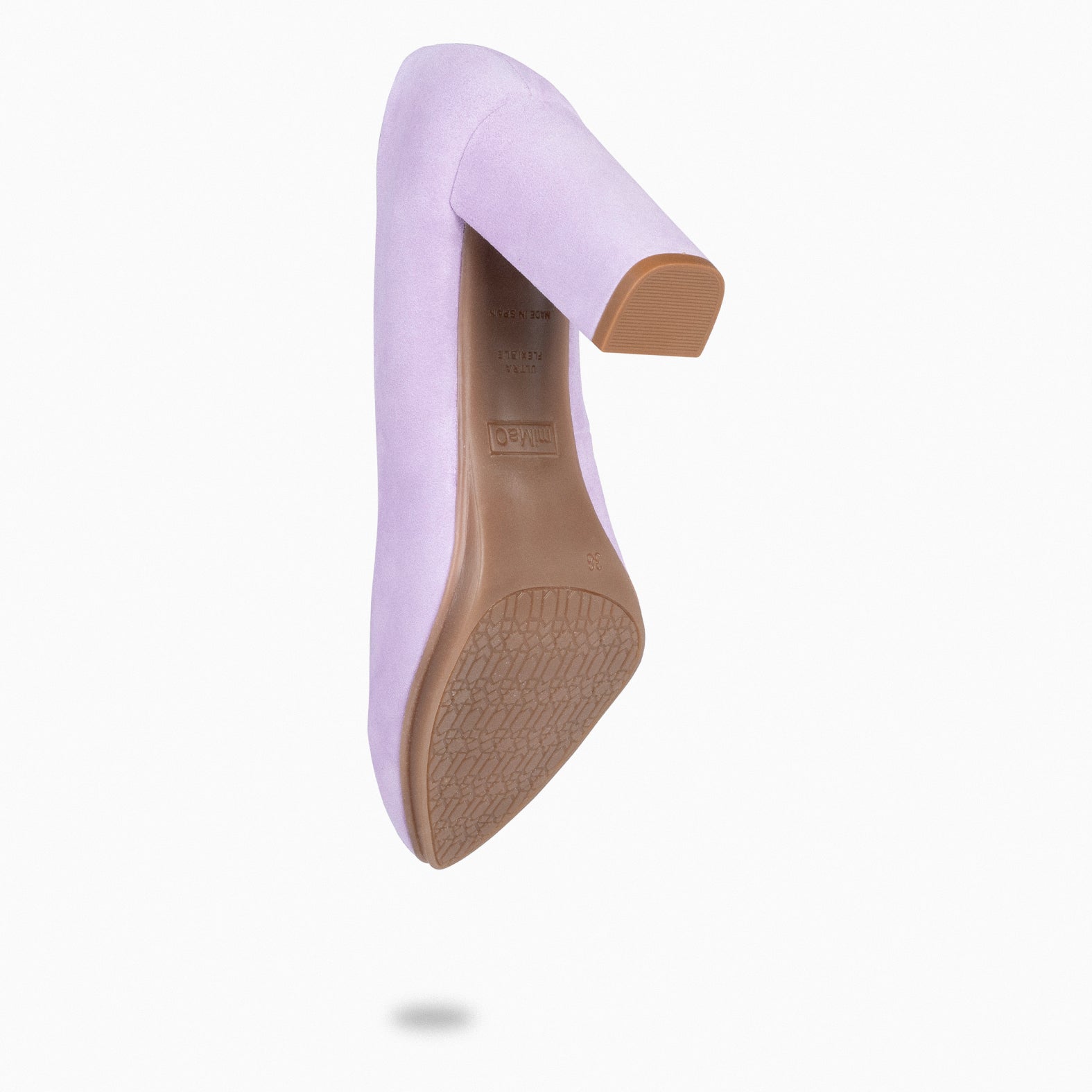 URBAN – Zapatos de tacón alto de ante LILA - miMaO ®