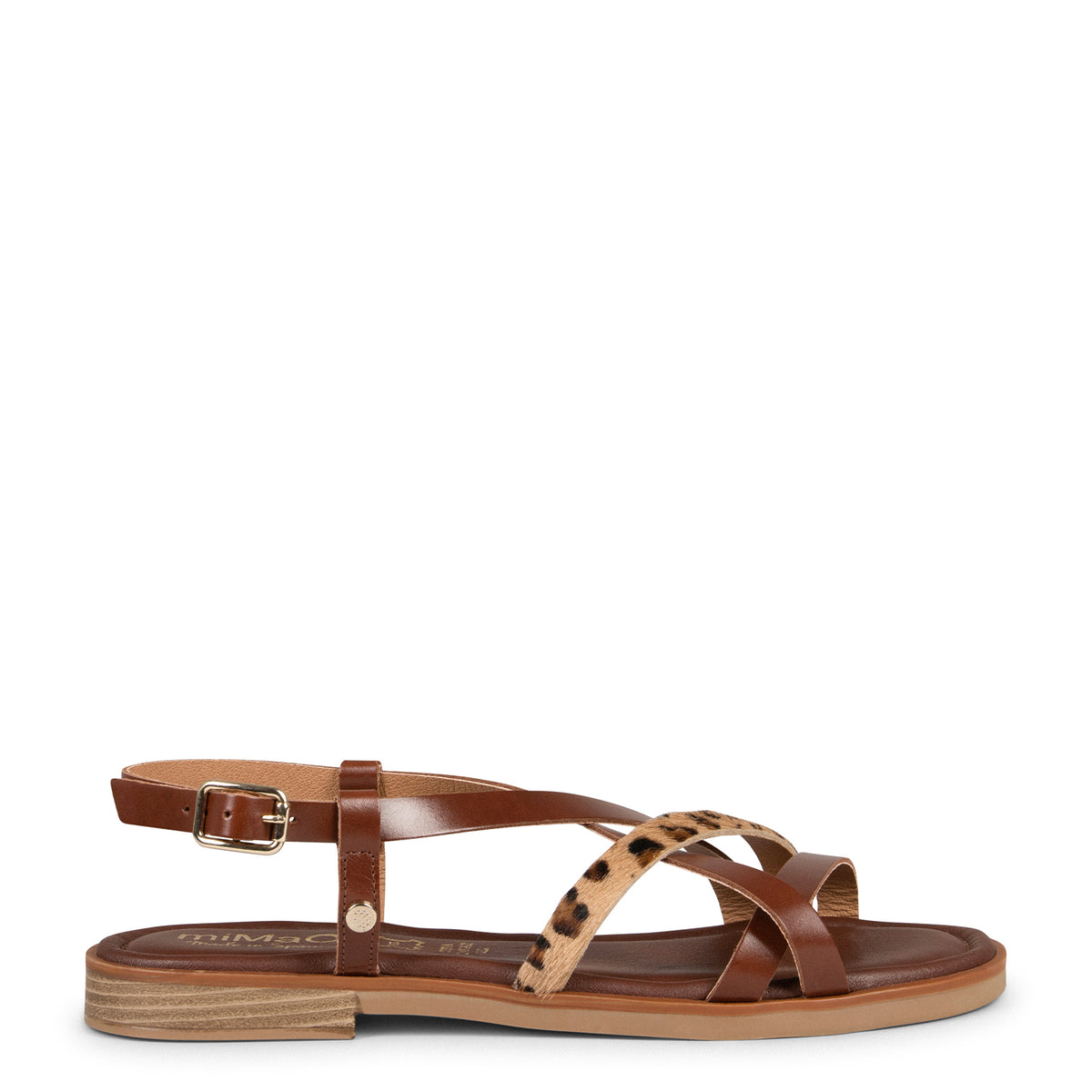 ELVA - ANIMAL PRINT Elegant Flat Sandals 