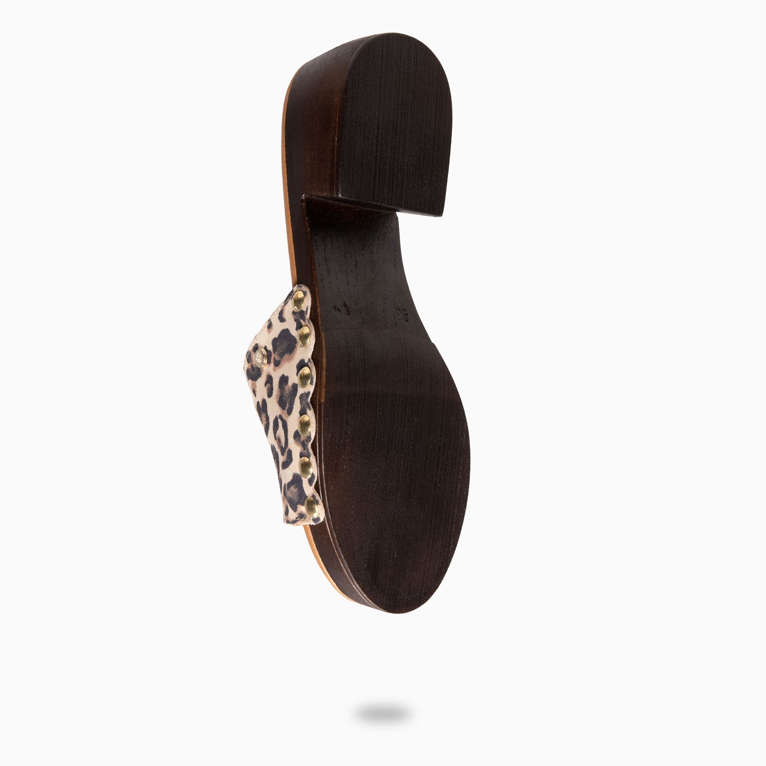 LEYA - Zuecos con tacón bajo LEOPARDO