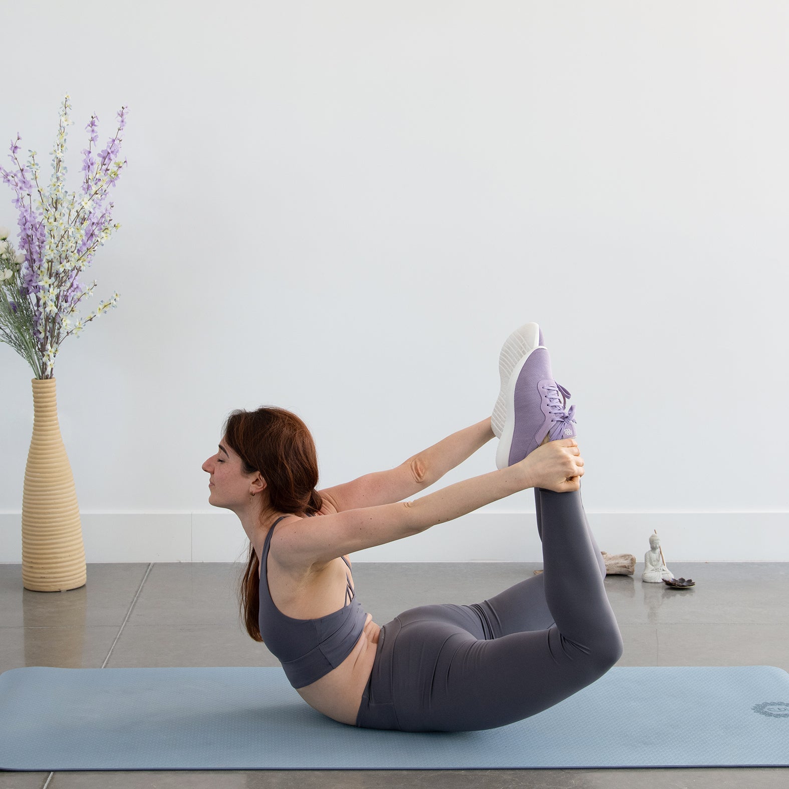 YOGA – Zapatillas deportivas de lana merino LILA - miMaO ®