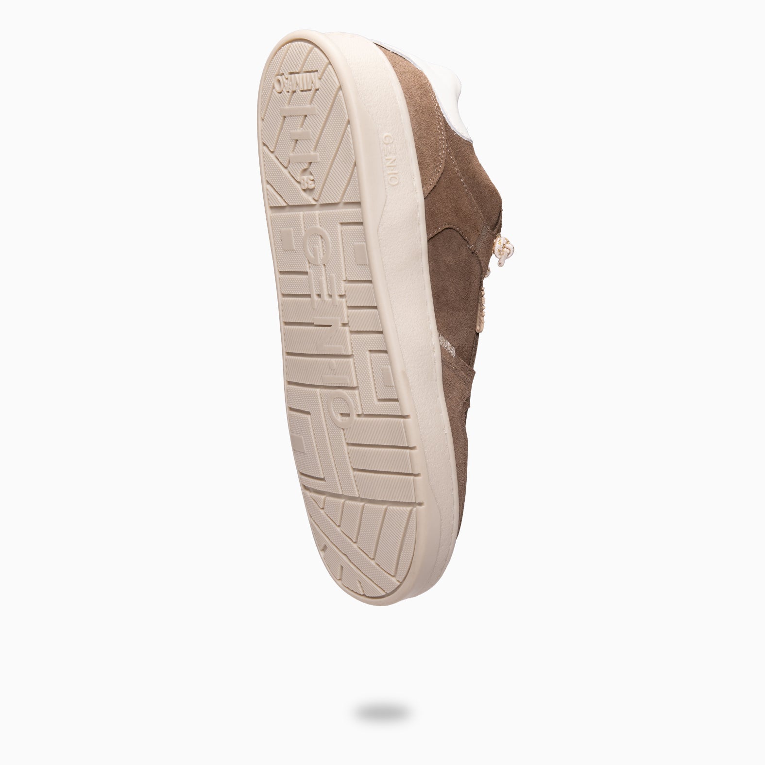GENIO - Baskets Baresoft à lacets élastiques MARRON