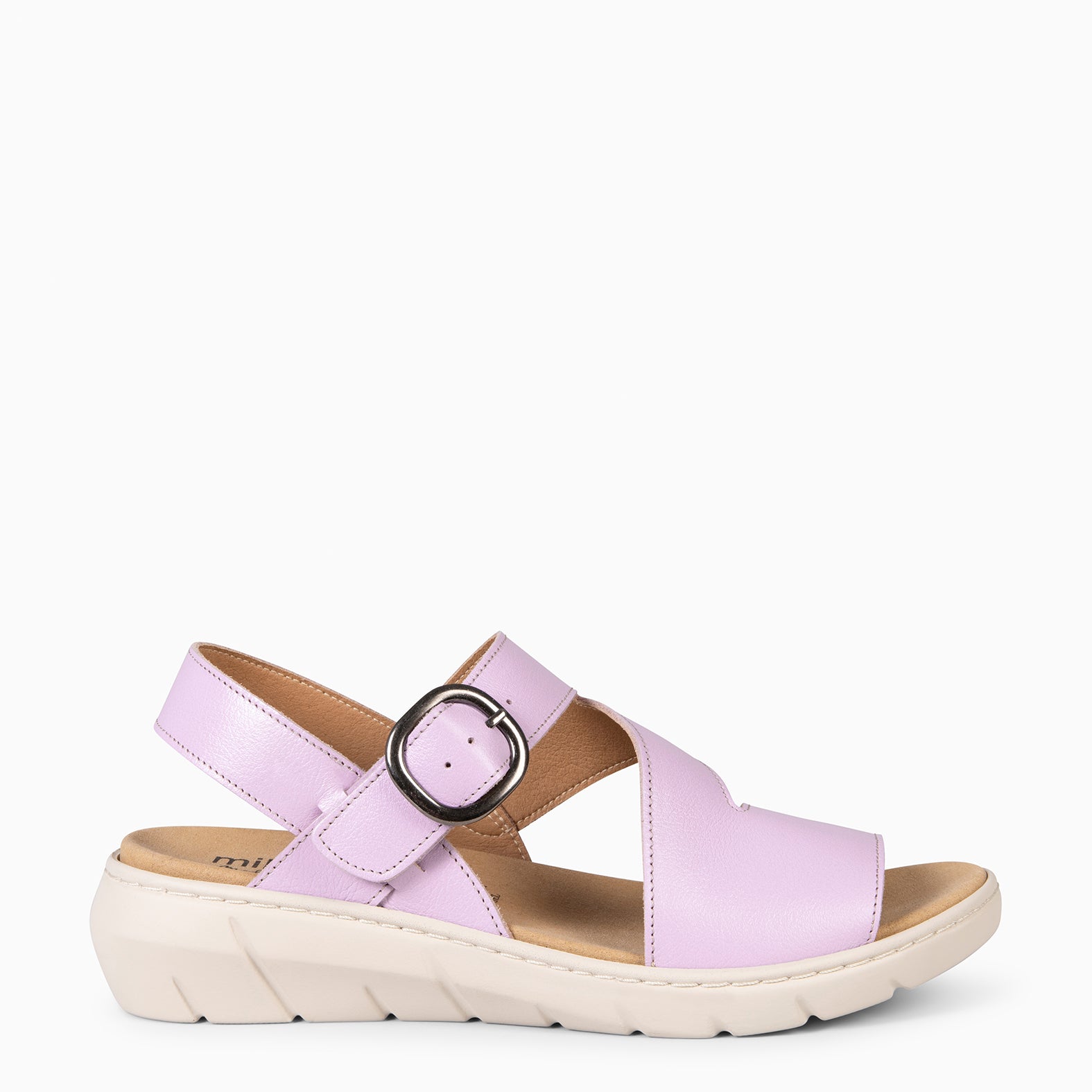NATURA – Sandalias con plantilla Extraíble MALVA