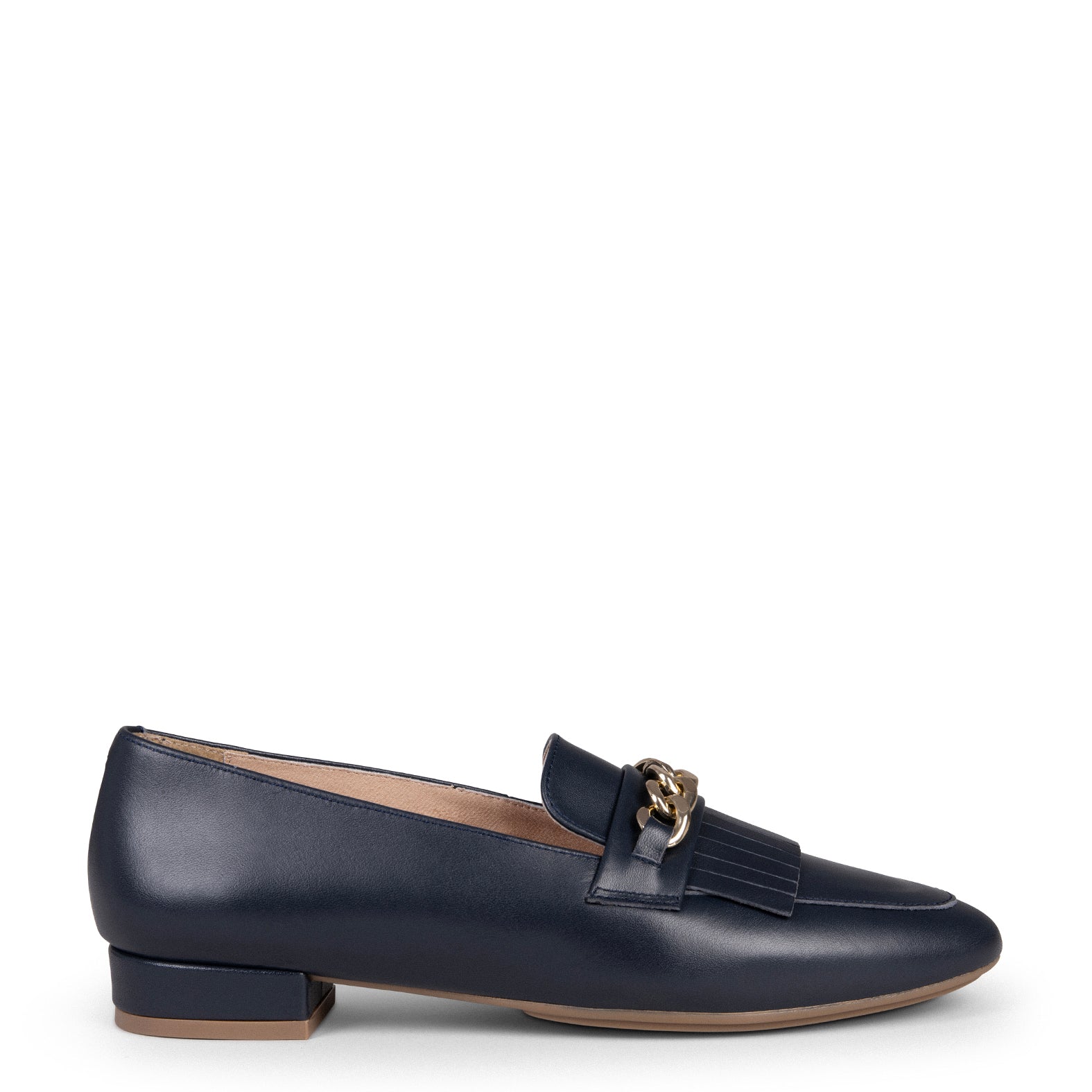 CHAIN - Mocasines elegantes de mujer MARINO