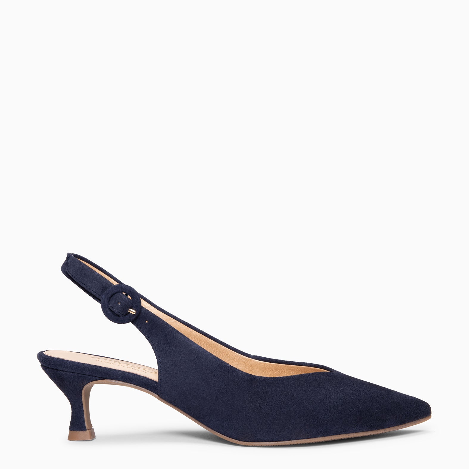 CARMEN – Zapatos de Tacón acampanado MARINO - miMaO ®