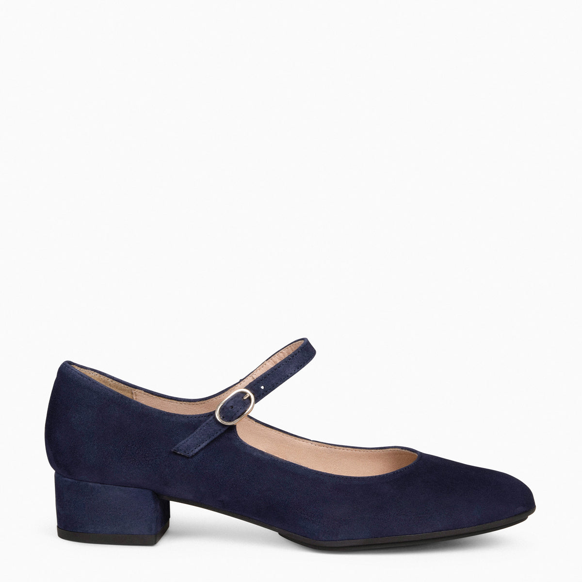 NORA – NAVY Mary-Janes with low heel 