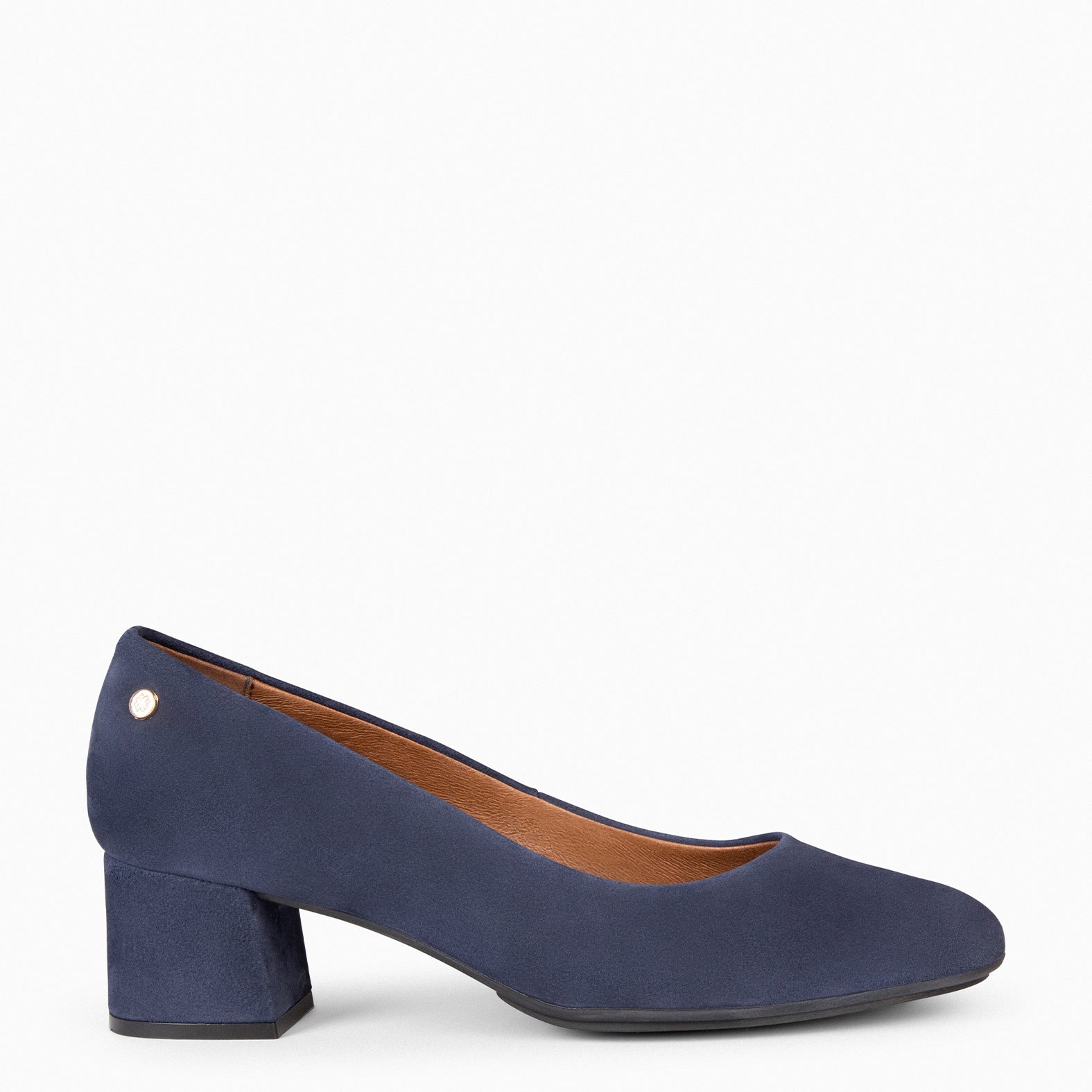 URBAN REDONDO - Zapatos de tacón de ante en MARINO - miMaO ®